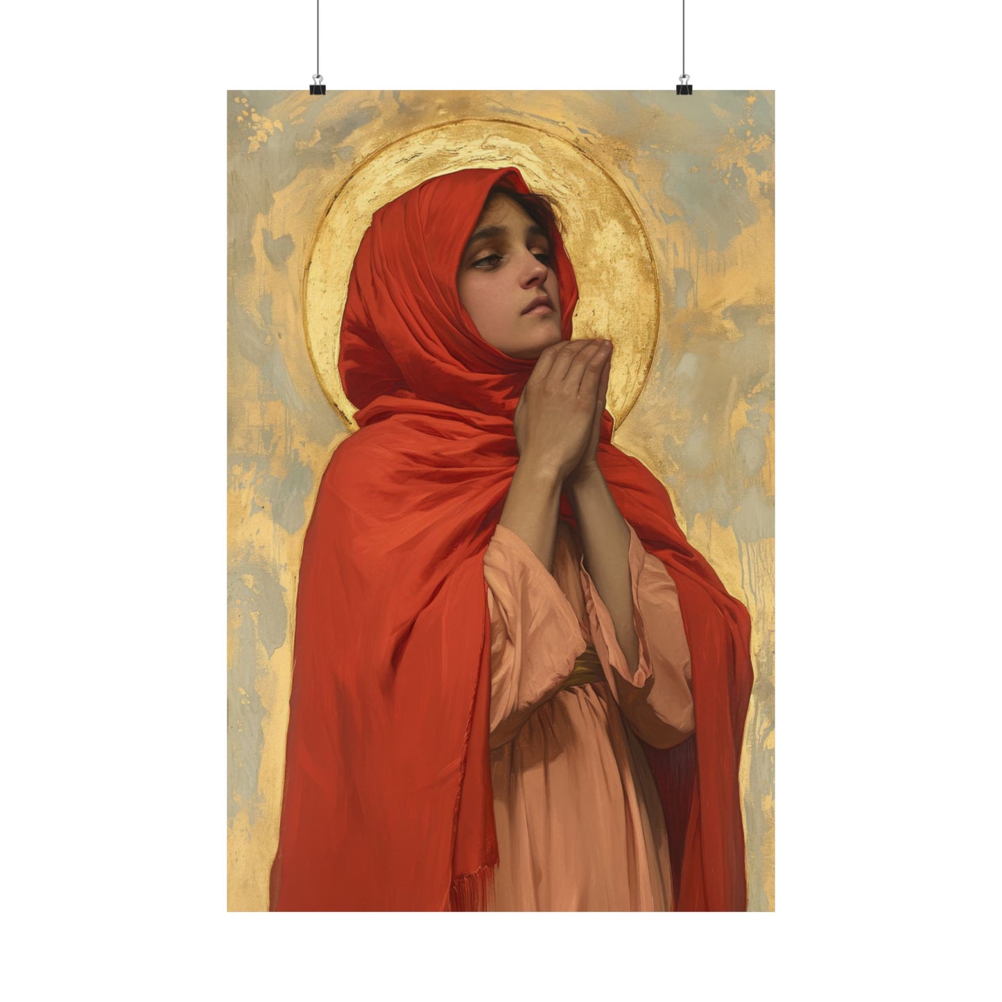Saint Laura of Cordoba - Sanctified Souls Print - Multiple Sizes - Premium Posters - Catholic Art - Christian Home Decor Art