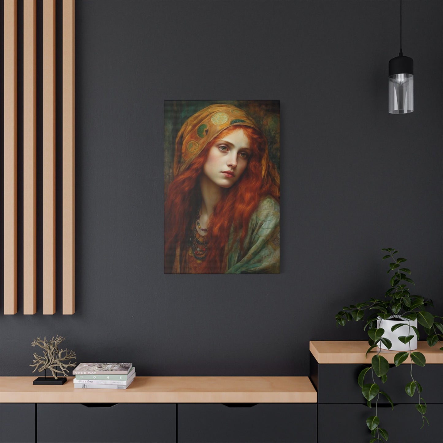 Mary Magdalene's Inner Peace Canvas Print - Multiple Sizes - Museum Wrapped - Mary Magdalene Portrait Art