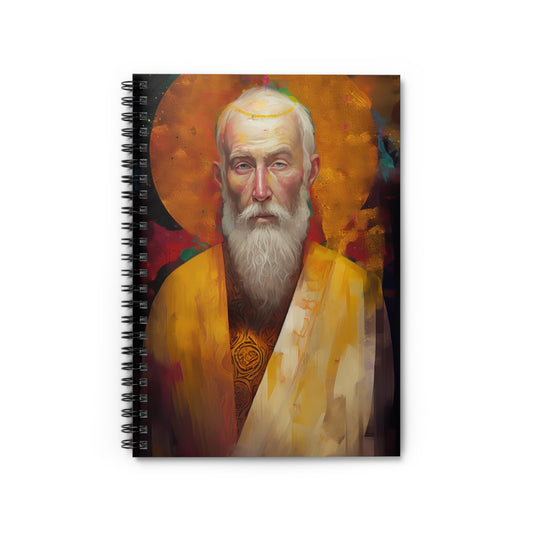 Saint Simon the Apostle Journal - Sanctified Souls Art - Religious Based Notebook - Spiral Notebook - Ruled Line