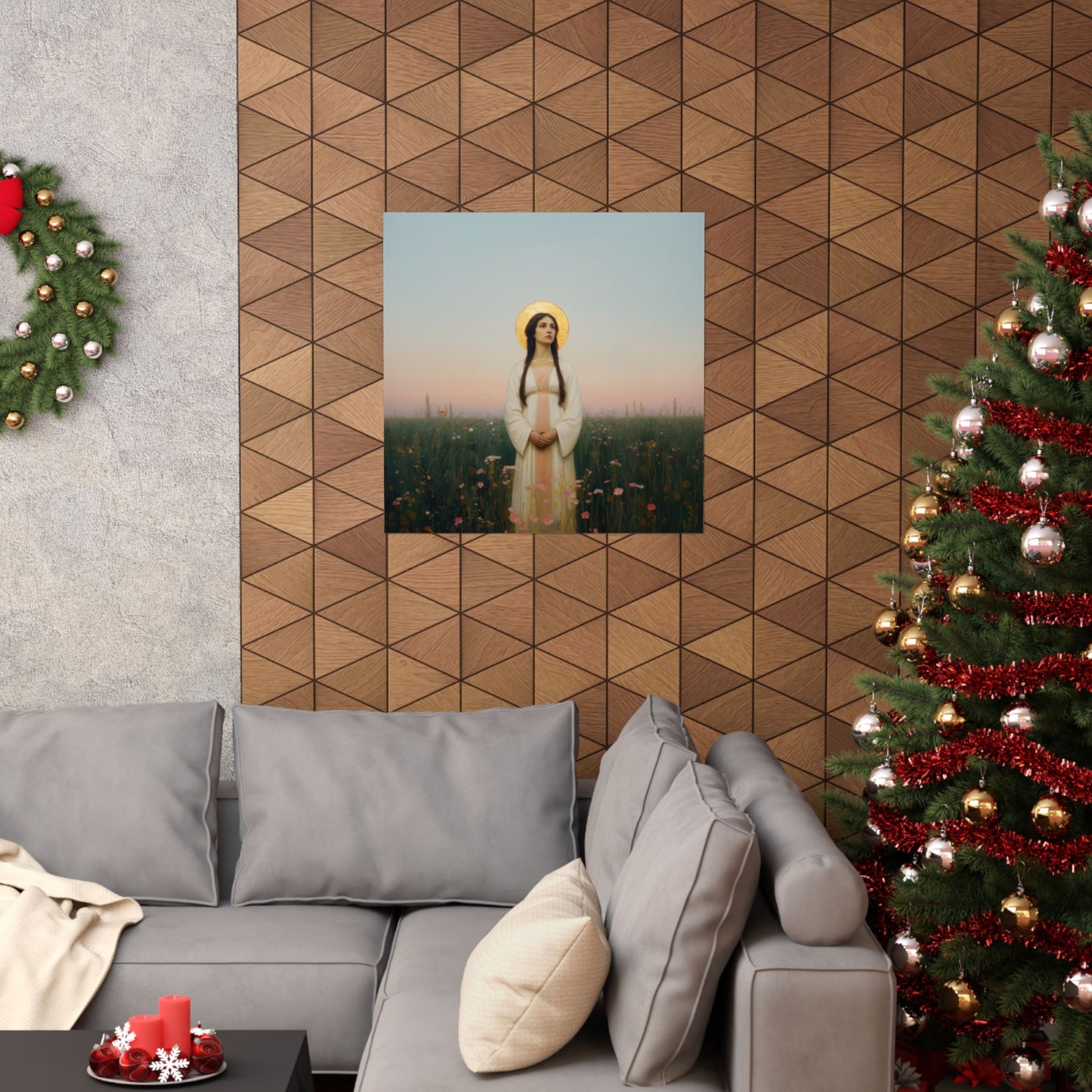 Saint Sabina - Sanctified Souls Print - Multiple Sizes - Premium Matte Vertical Posters - Patron Saint Art