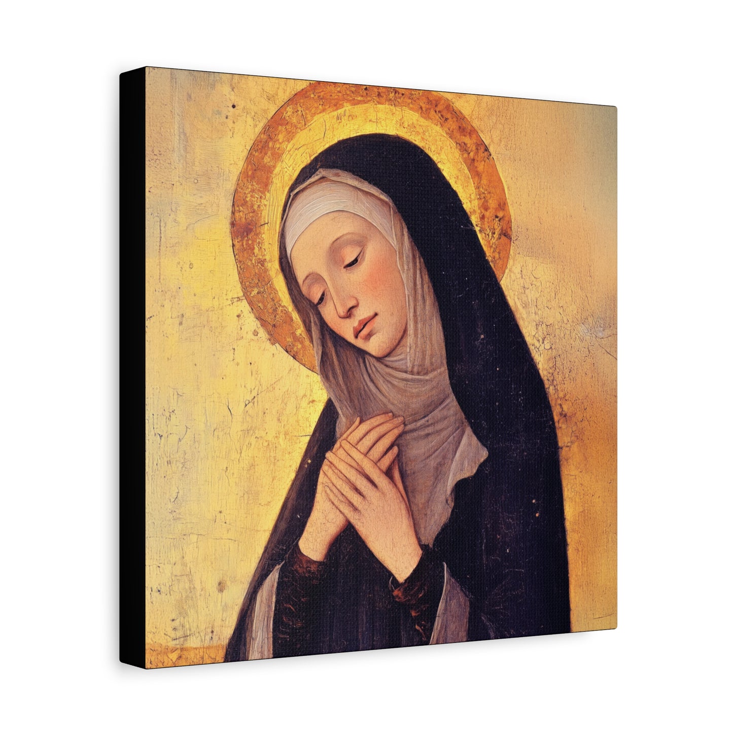 Saint Syncletica of Alexandria - Desert Mother - Gallery Wrapped Canvas - Print - Religious Art for your Home - Catholic