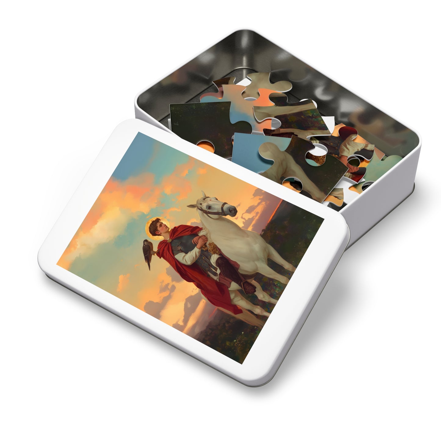 Saint Tryphon - Puzzle & Keepsake Tin - Religious Jigsaw Puzzle (30, 110, 252, 500,1000-Piece)
