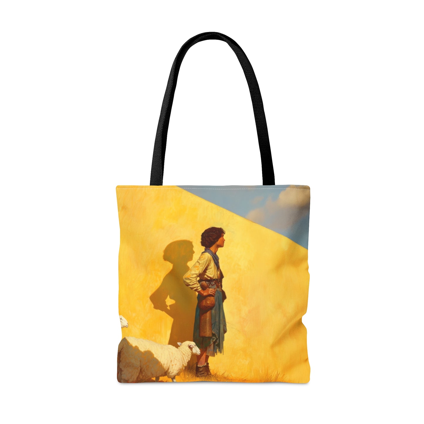 David, son of Jesse - Tote Bag - Large Medium Small Faith Art Bag - Bible Study Faith Purse - Double Sided