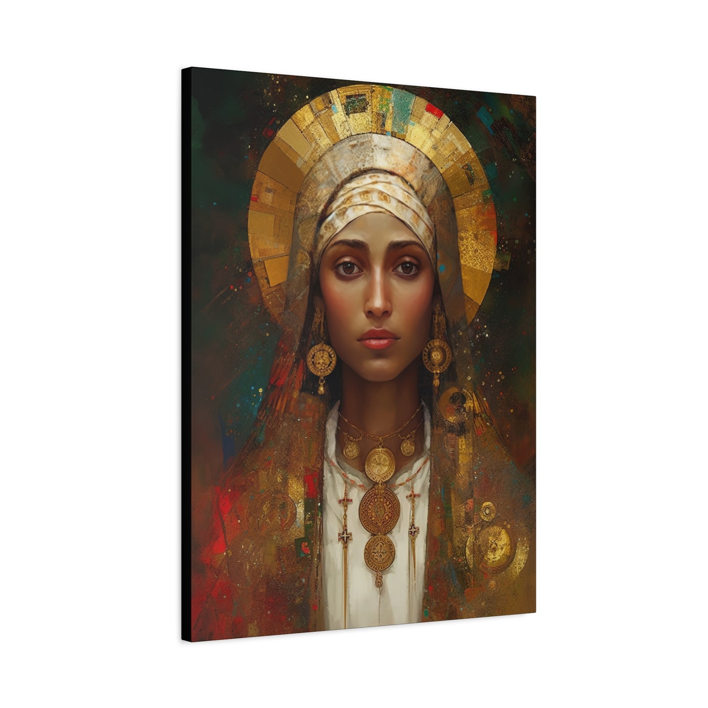 Saint Julia of Carthage - Museum Wrapped Canvas - Sanctified Souls Print - Religious Art for your Home