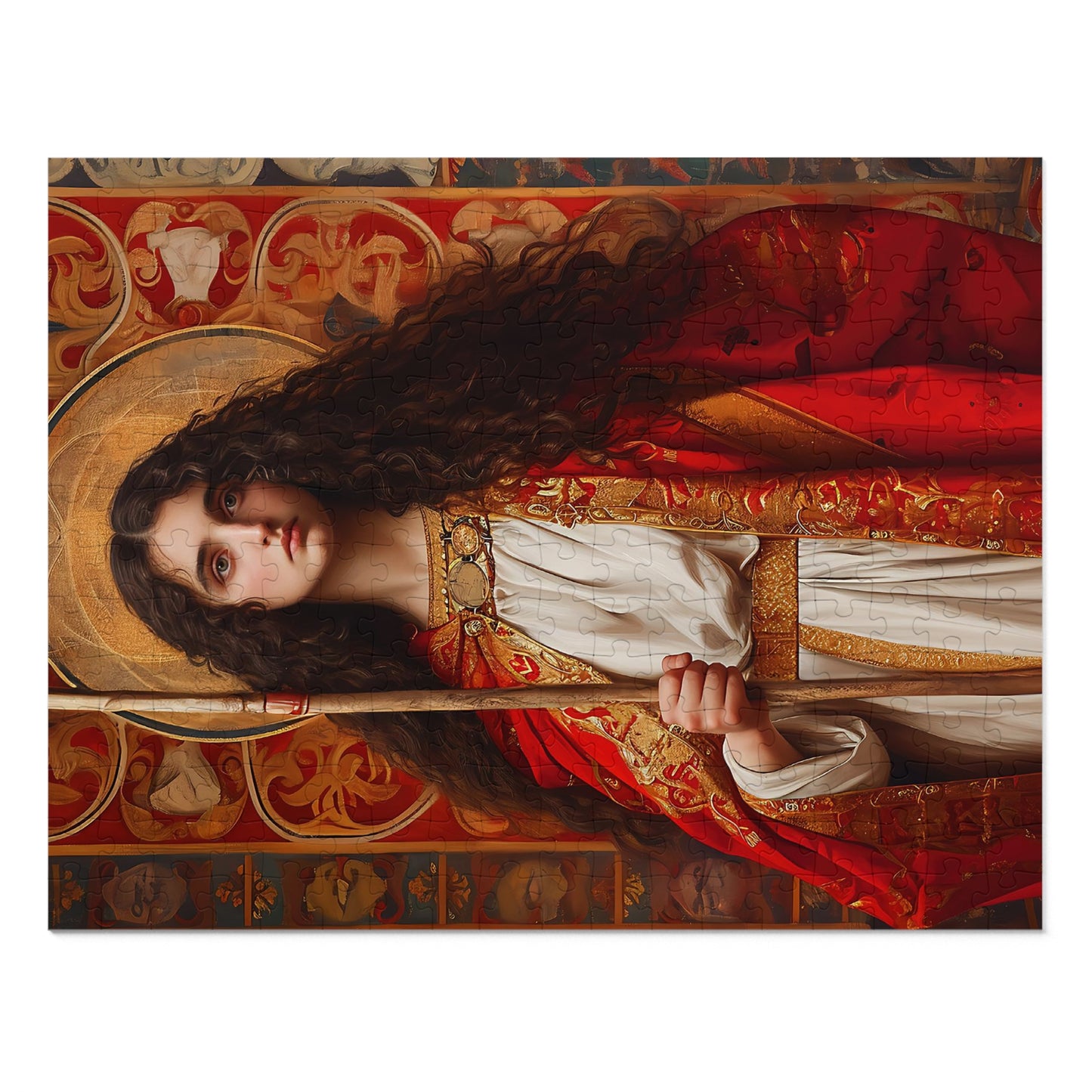 Saint Adela of Normandy - Puzzle and Keepsake Tin - Religious Jigsaw Puzzle (30, 110, 252, 500,1000-Piece) - Religious Puzzle