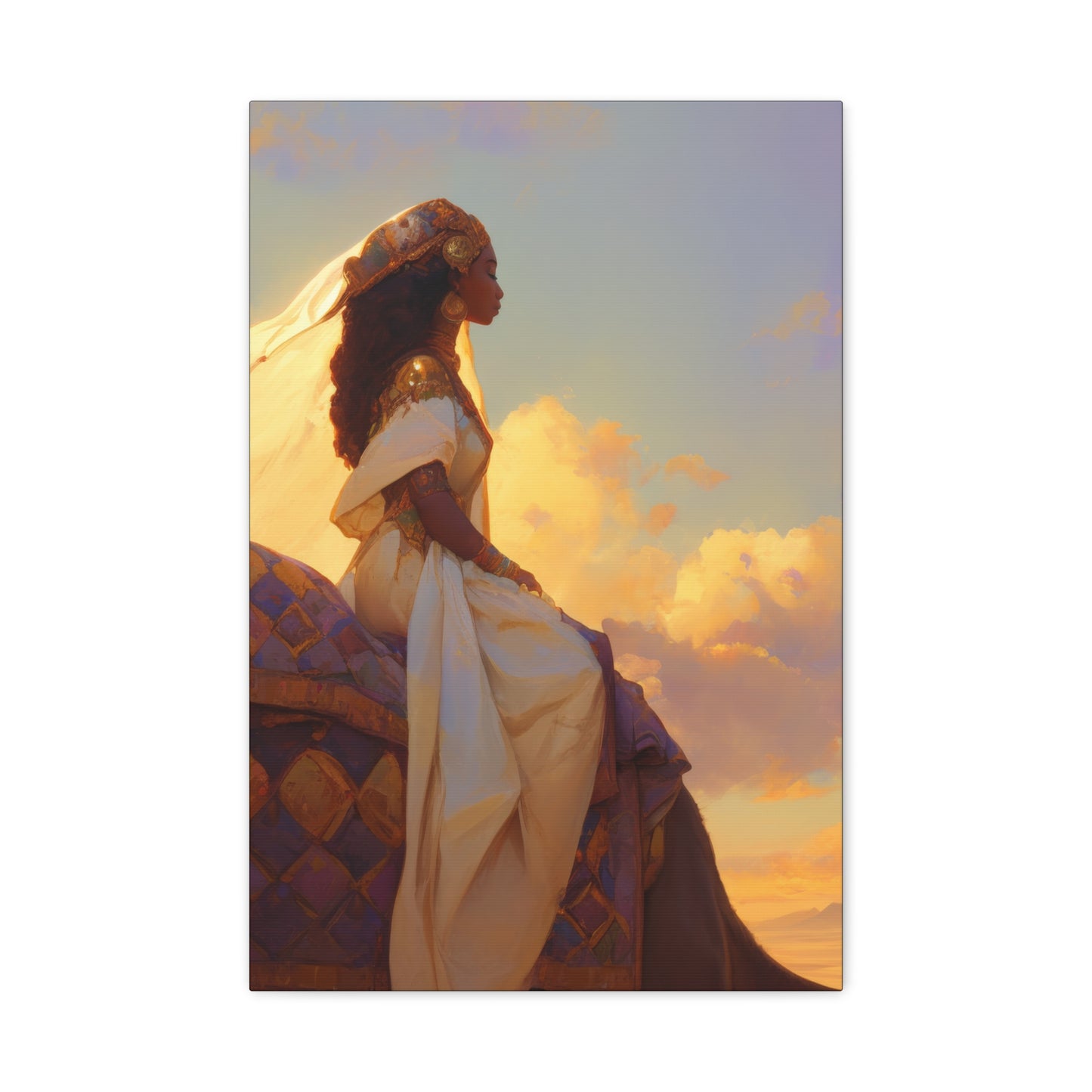 Queen of Sheba - Gallery Wrapped Canvas - Print - Religious Art for your Home - Catholic Art