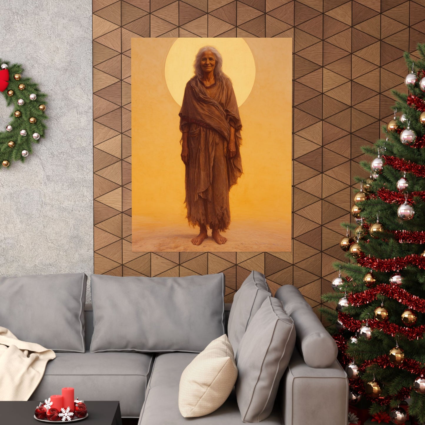 Saint Mary of Egypt - Desert Mother - Sanctified Souls Print - Multiple Sizes - Premium Matte Vertical Posters