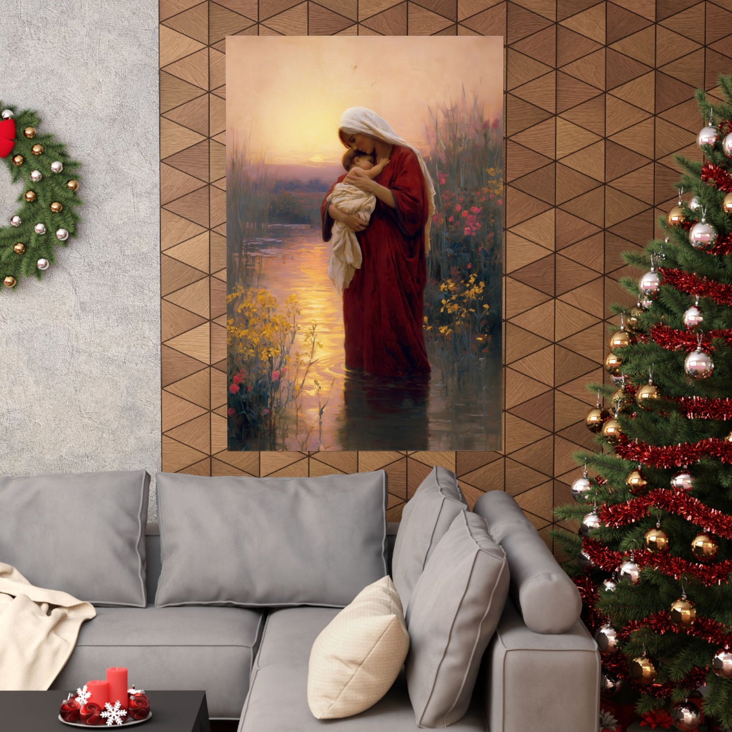 Saint Elizabeth, Mother to John the Baptist - Sanctified Souls Print - Multiple Sizes - Premium Matte Vertical Posters