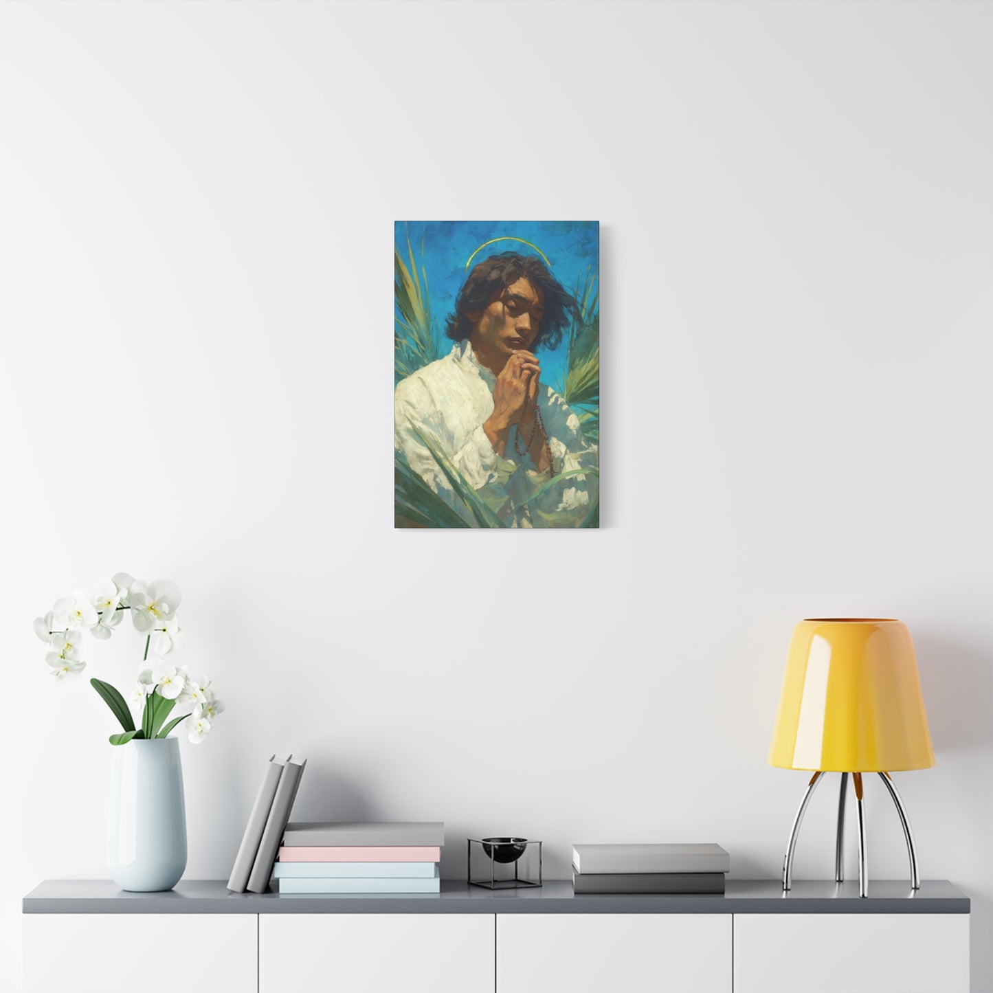 Saint Lorenzo Ruiz - Multiple Sizes - Catholic Home art - Museum Wrapped Canvas - Sanctified Souls Print - Catholic Martyr Art