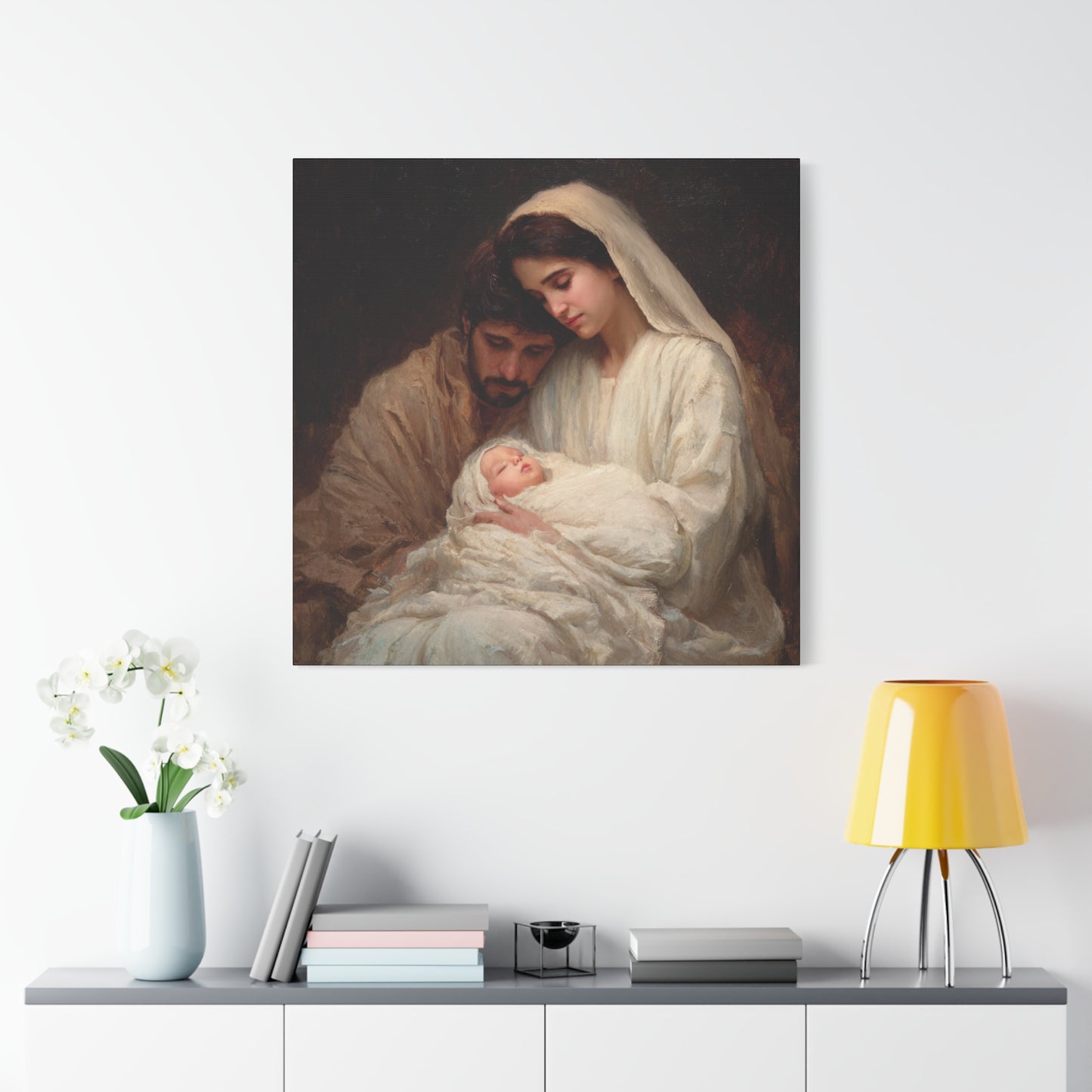 The Quiet Kingdom of the Holy Family - Gallery Wrapped Canvas - Print - Religious Art for your Home - Catholic