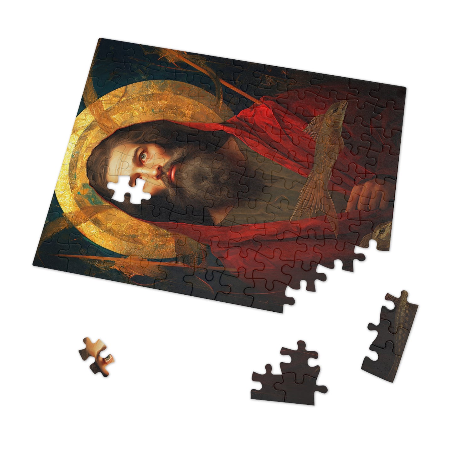 Saint Andrew - Puzzle and Keepsake Tin - Religious Jigsaw Puzzle (30, 110, 252, 500,1000-Piece) - Religious Puzzle