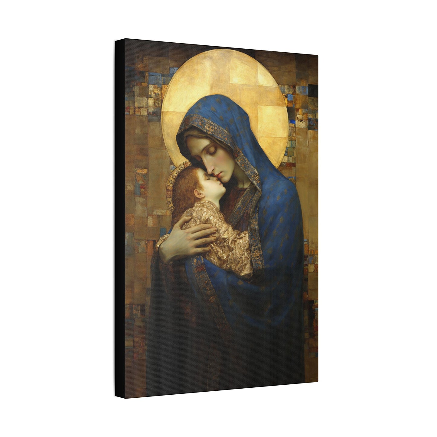 Madonna and Child - Museum Wrapped Canvas - Sanctified Souls Print - Religious Art for your Home - The Virgin Mary and The Christ Child
