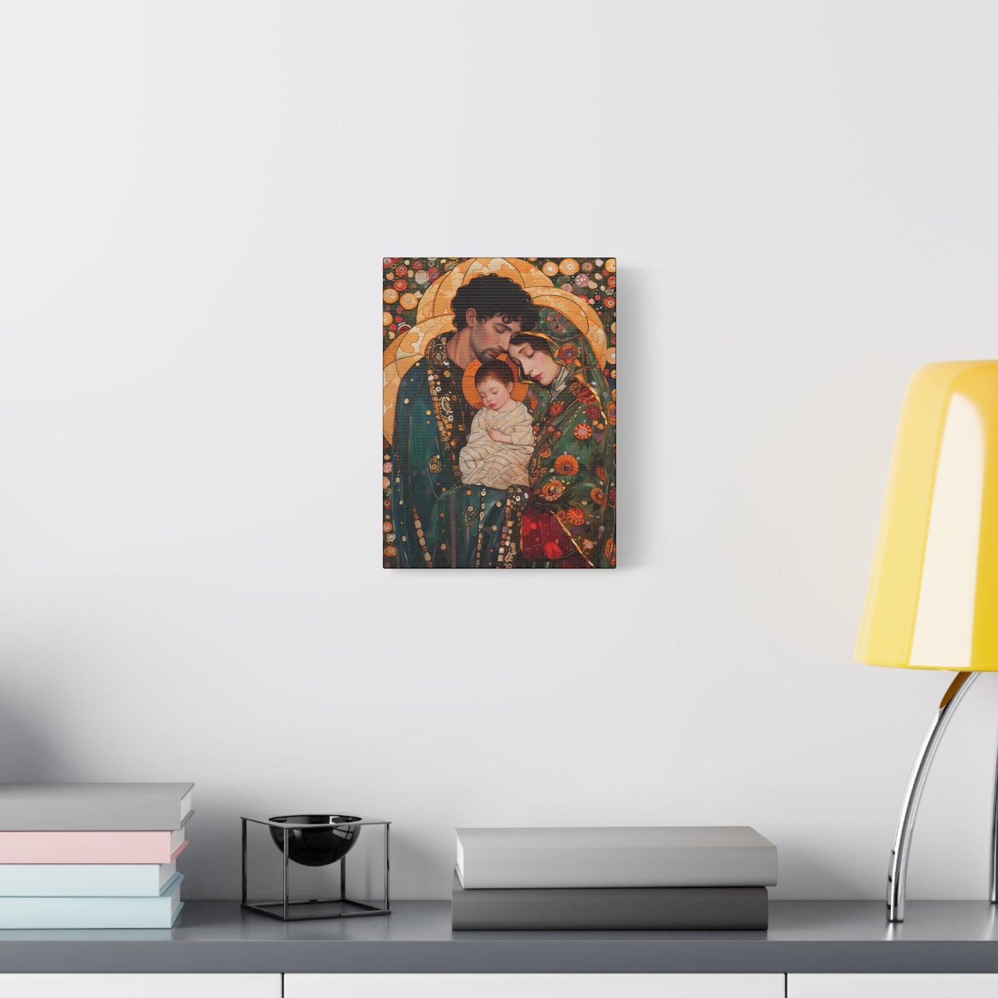 Guiding Light - The Holy Family - Museum Wrapped Canvas - Sanctified Souls Print - Religious Art - Jesus, Mary and Joseph Art