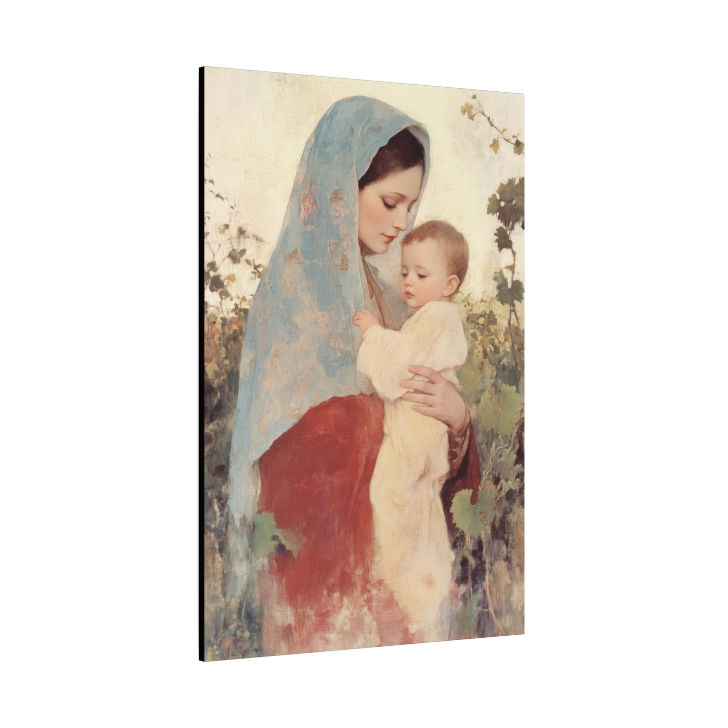 Our Lady of the Grapes / Out Lady of the Harvest - Gallery Wrapped Canvas - Print - Religious Art for your Home - Catholic Art
