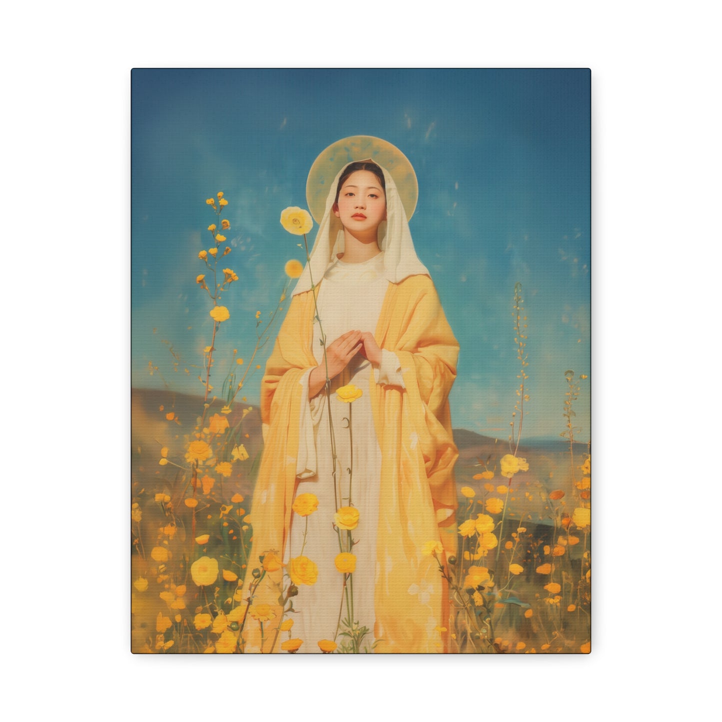 Saint Agatha Lin - Gallery Wrapped Canvas - Print - Religious Art for your Home - Catholic Art