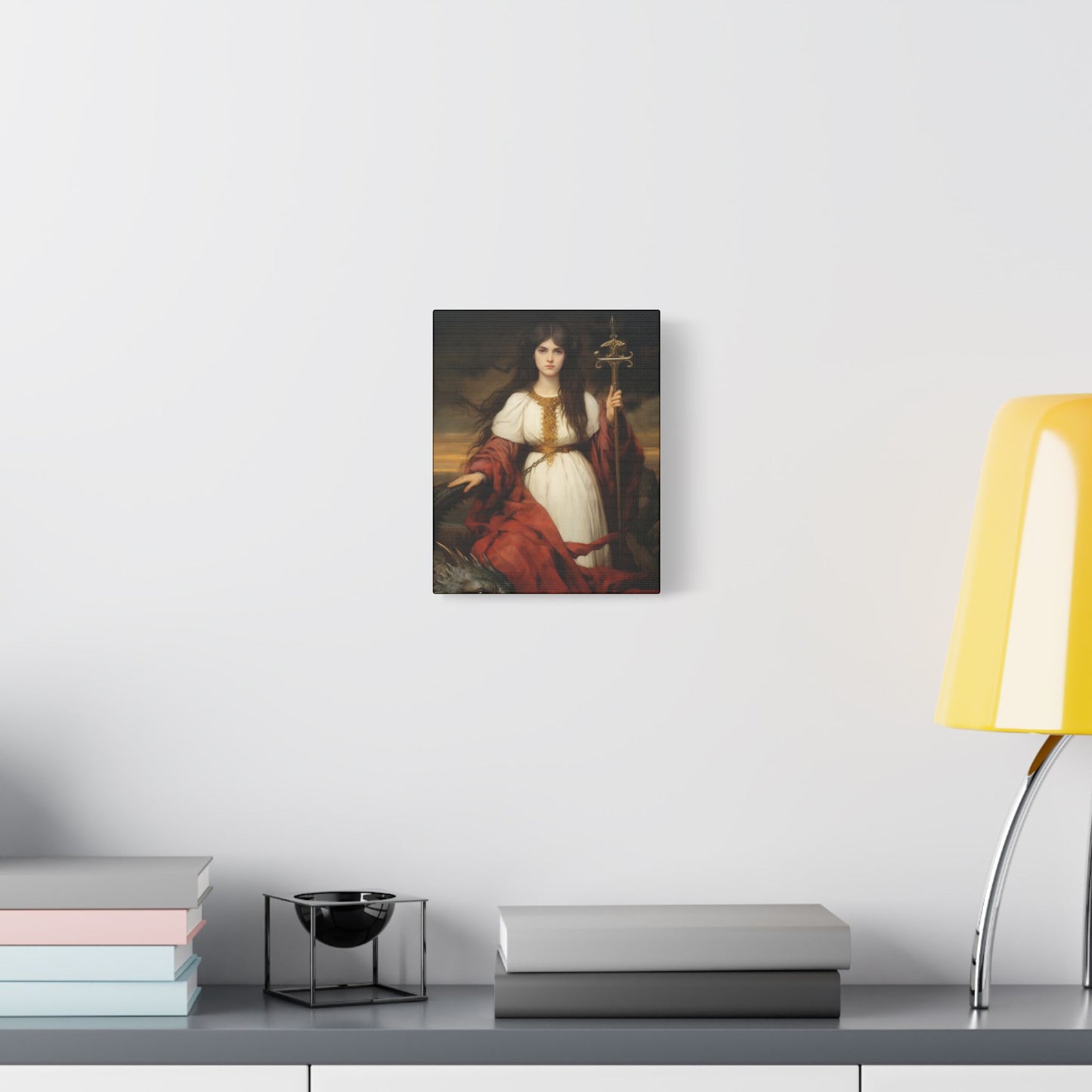 Saint Martha of Bethany Canvas Print - Multiple Sizes - Catholic Home art - Museum Wrapped Canvas - Sanctified Souls Print