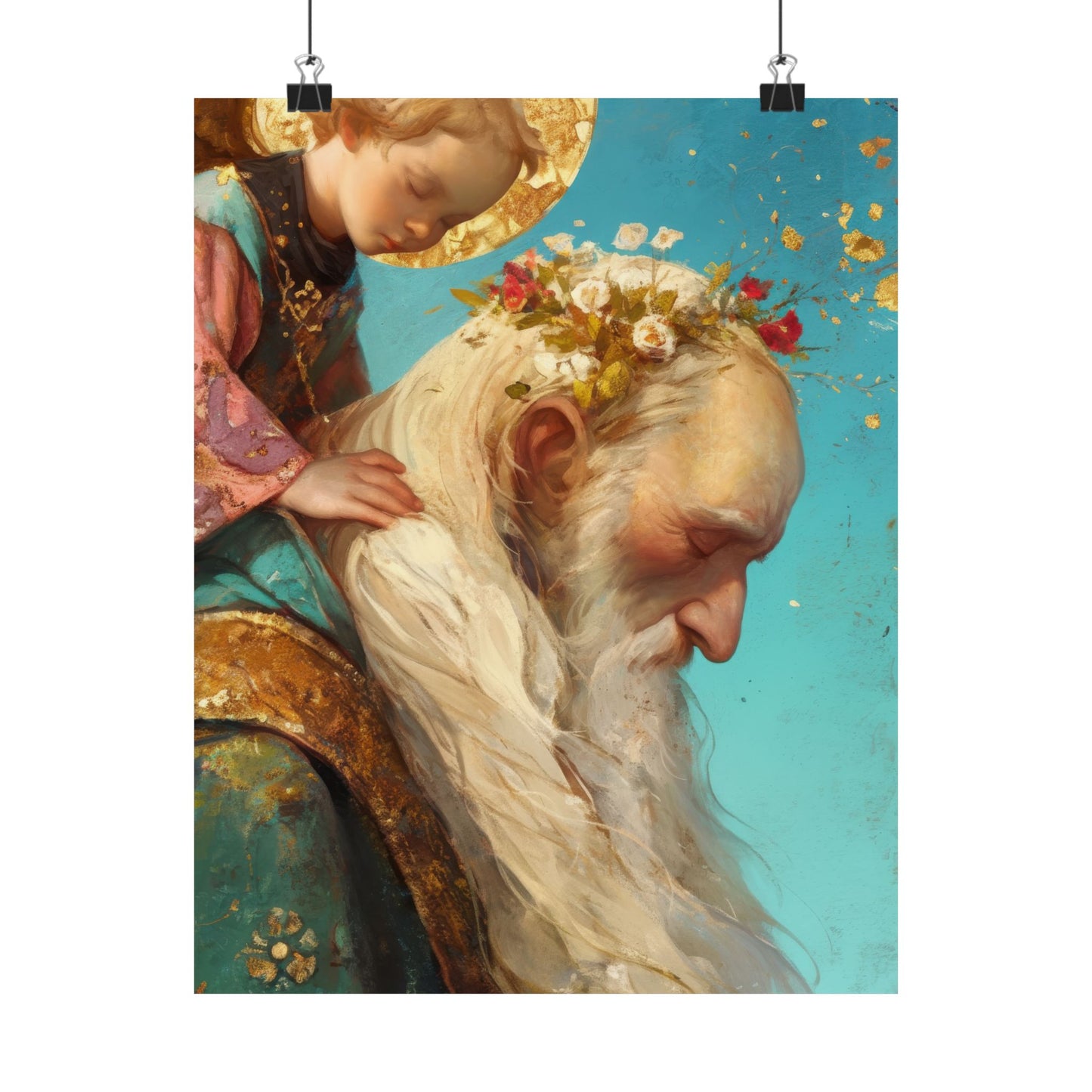 Saint Alexis Falconieri - Sanctified Souls Print - Multiple Sizes - Premium Posters - Catholic Art - Christian Home Decor Artwork
