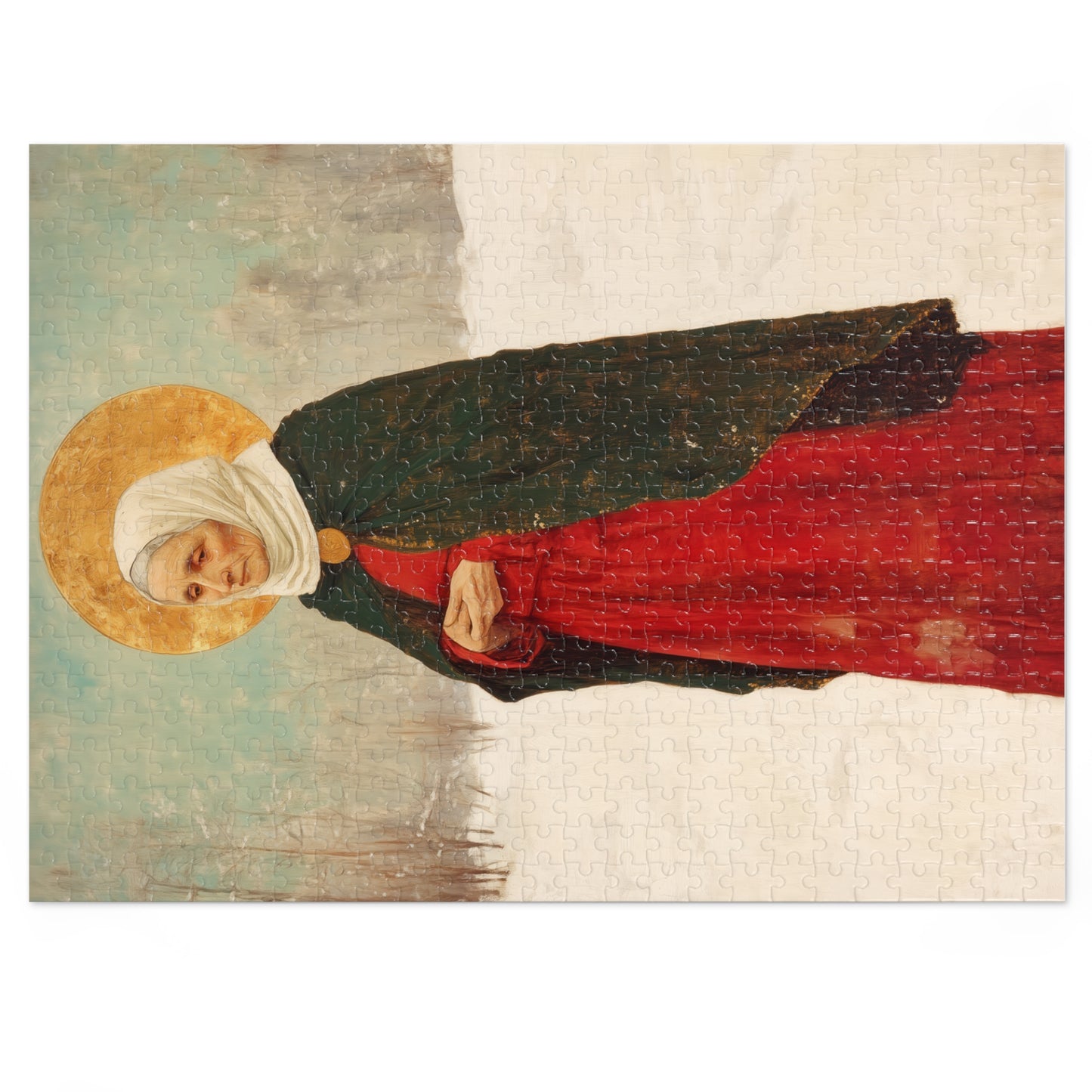Saint Xenia - Russian Saint Art - Puzzle & Keepsake Tin - Religious Jigsaw Puzzle (30, 110, 252, 500,1000-Piece)