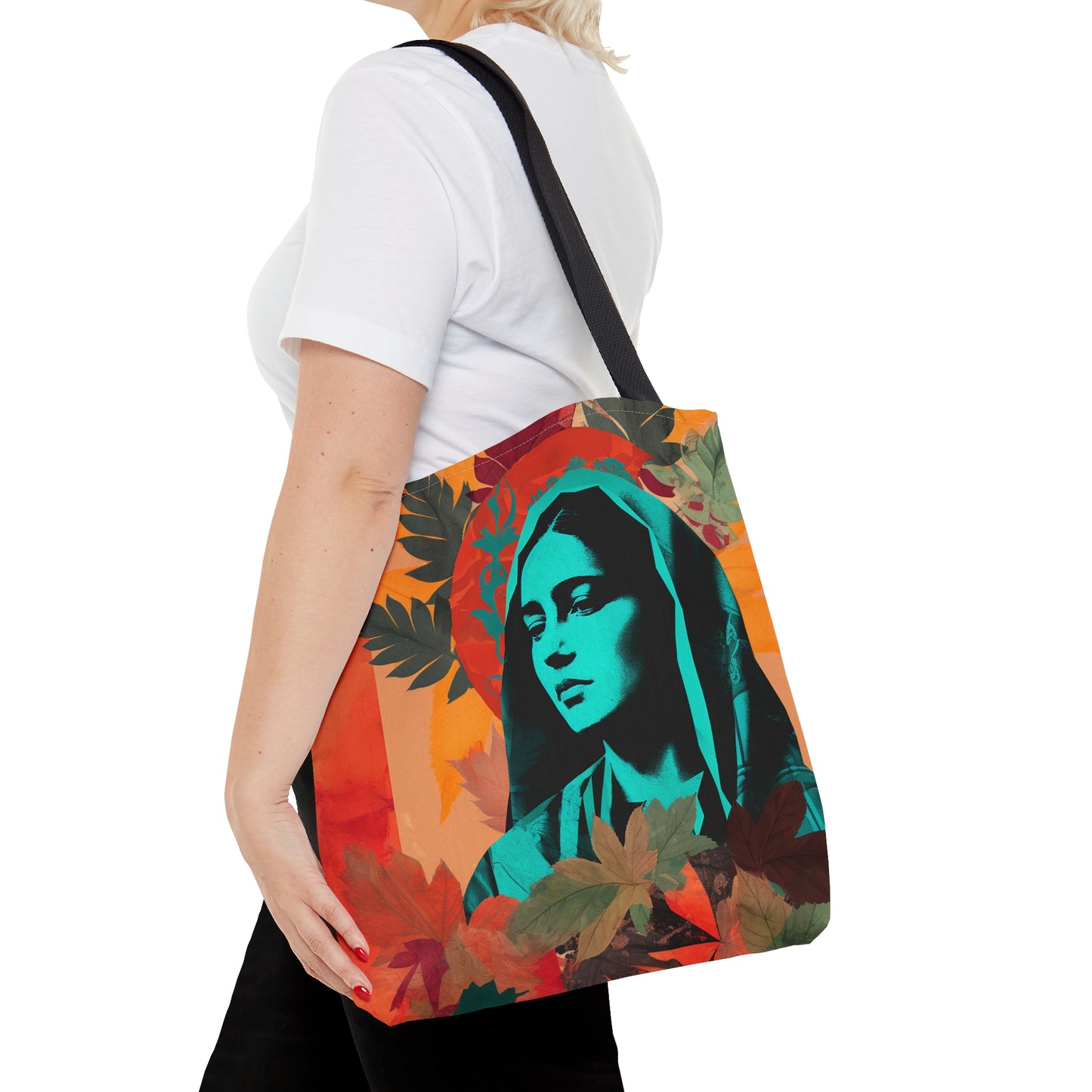 Our Lady of Guadalupe Tote Bag - Catholic faith inspired carry-all purse - day to day bag