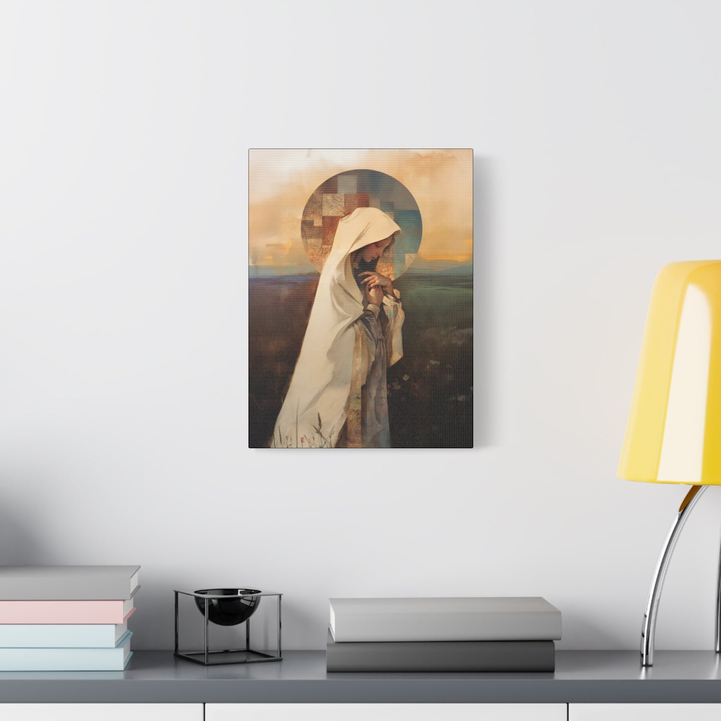 Our Lady of the Prairie - Multiple Sizes - Catholic Home art - Museum Wrapped Canvas - Sanctified Souls Print