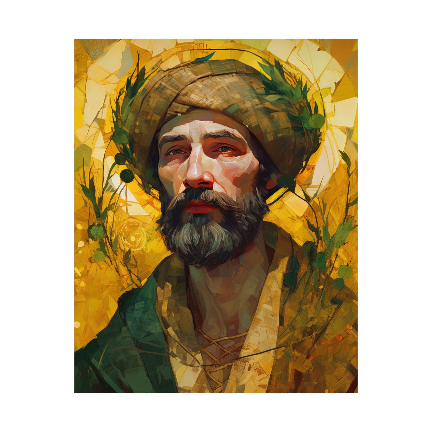 Saint Isidore the Farmer - Sanctified Souls Print - Multiple Sizes - Premium Matte Vertical Posters