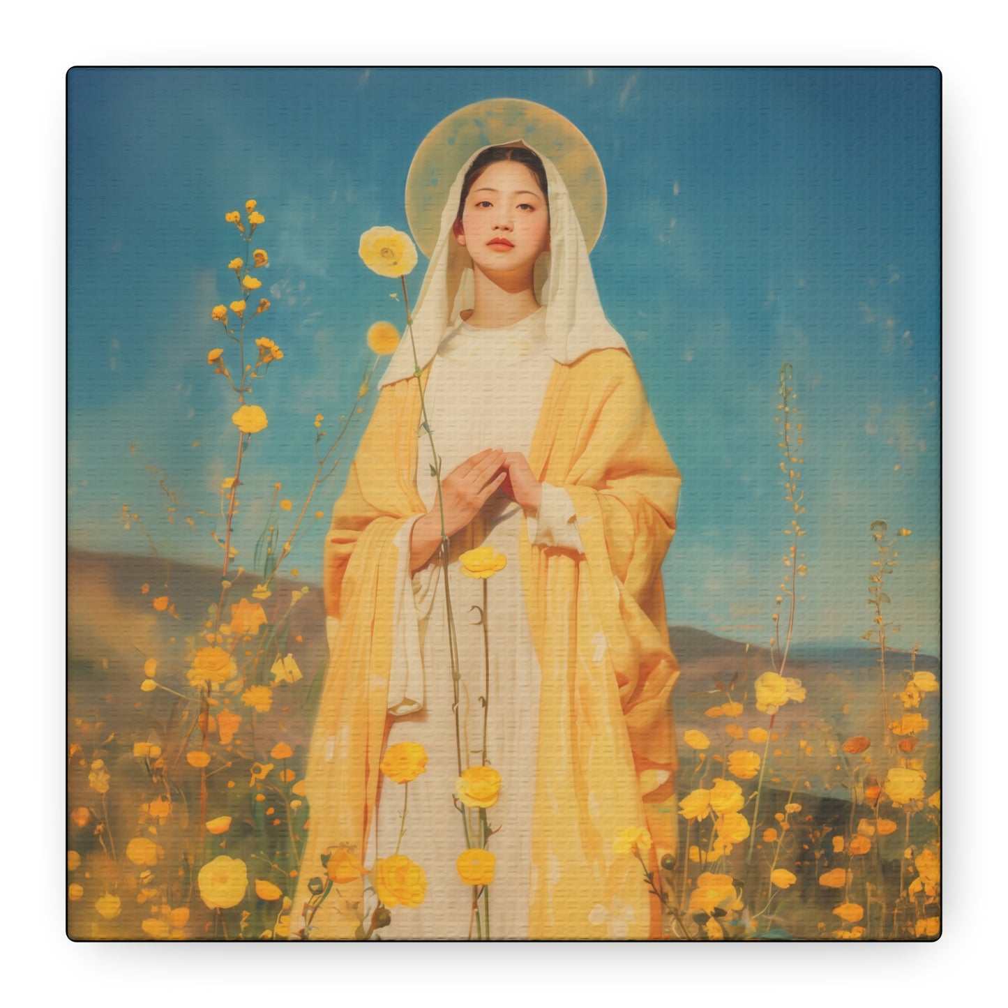 Saint Agatha Lin - Gallery Wrapped Canvas - Print - Religious Art for your Home - Catholic Art