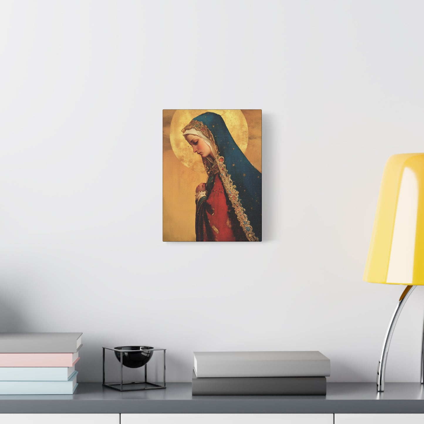 Our Lady of Mercy / Our Lady of Ransom - Multiple Sizes - Catholic Home art - Museum Wrapped Canvas - Sanctified Souls Print - Mother Mary
