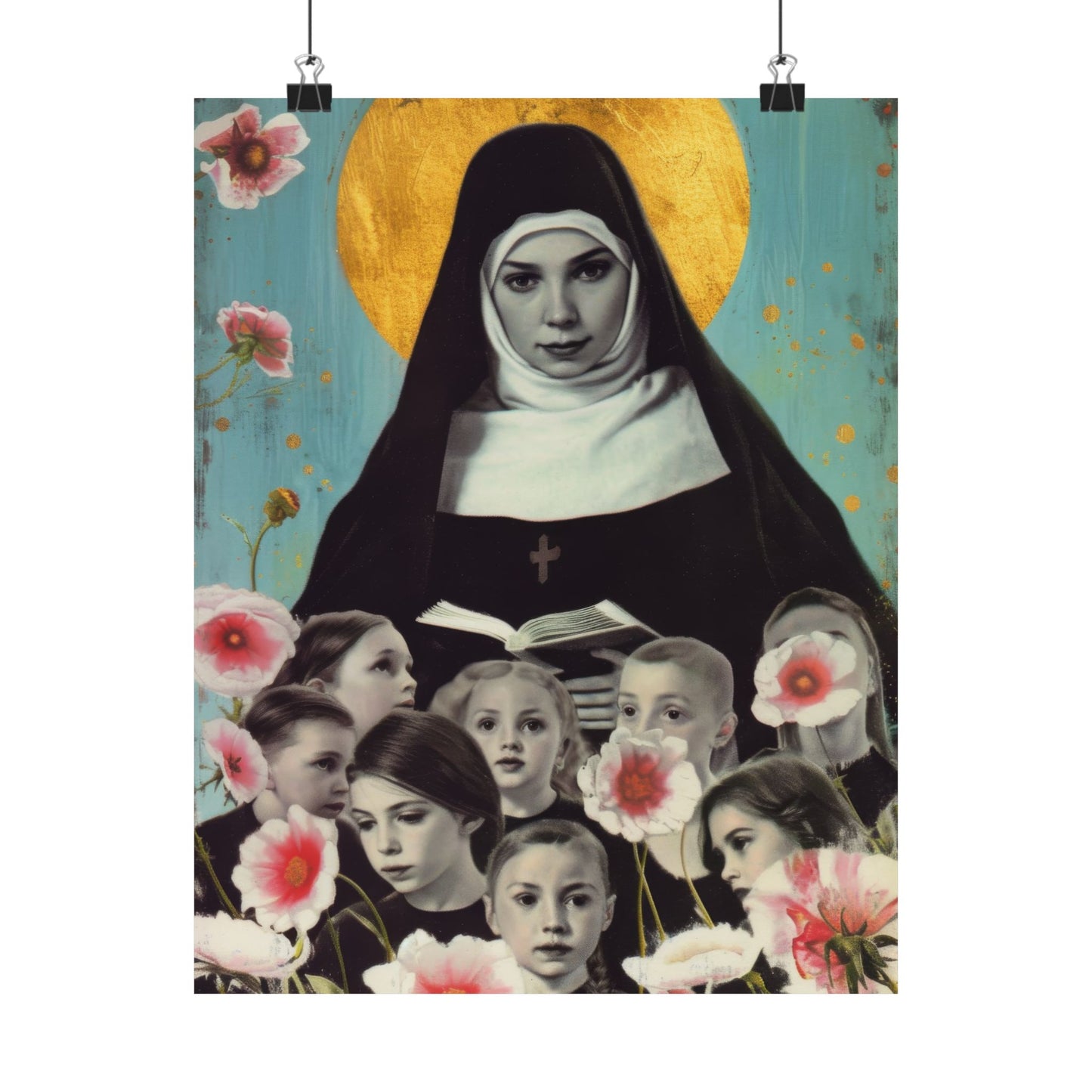 Saint Joan de Lestonnac - Sanctified Souls Print - Multiple Sizes - Premium Matte Vertical Posters