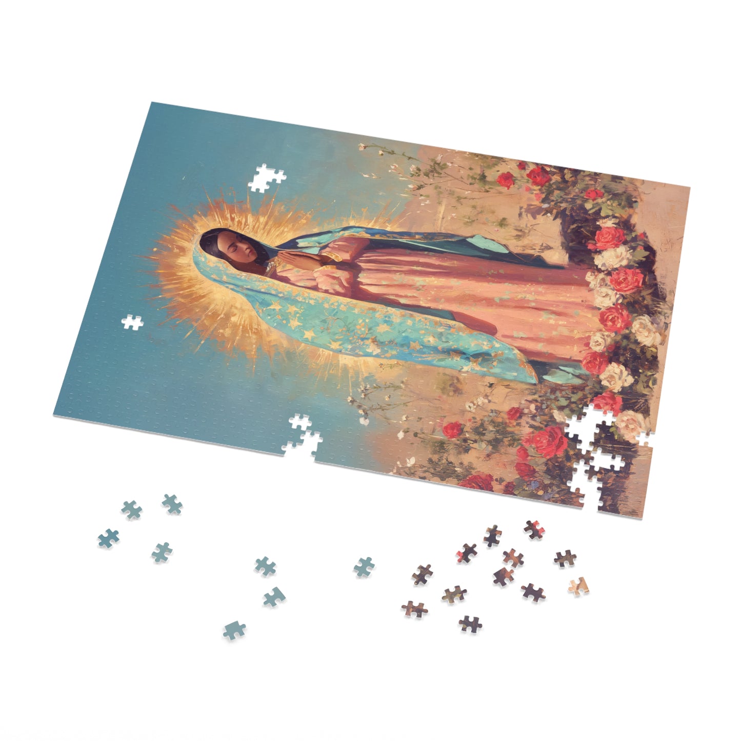 Our Lady of Guadalupe - Puzzle & Keepsake Tin - Religious Jigsaw Puzzle (30, 110, 252, 500,1000-Piece)