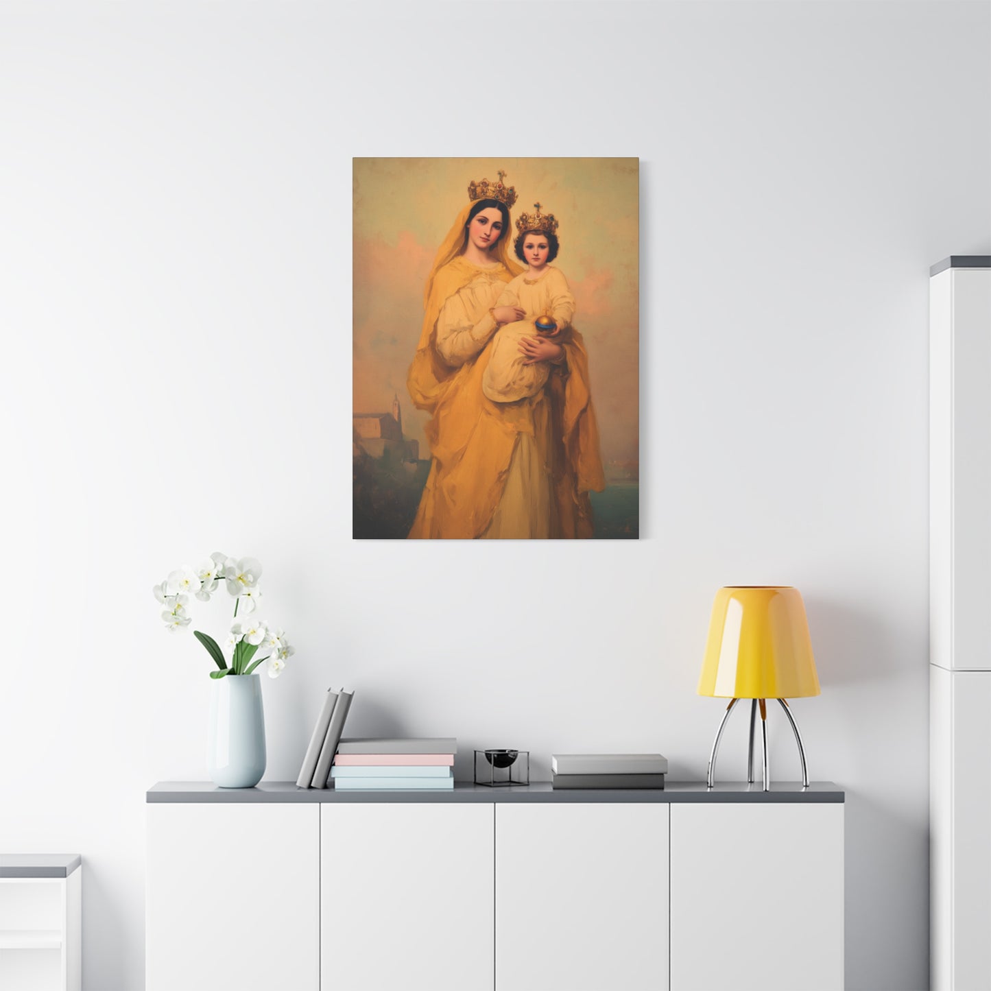 Our Lady of Prompt Succor - Gallery Wrapped Canvas - Print - Religious Art for your Home - Catholic