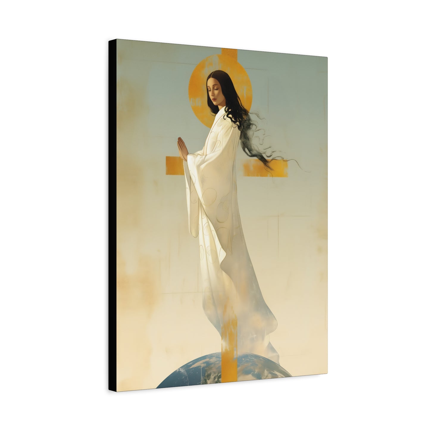 Our Lady of Akita - Mother Mary - Gallery Wrapped Canvas - Print - Religious Art for your Home - Catholic