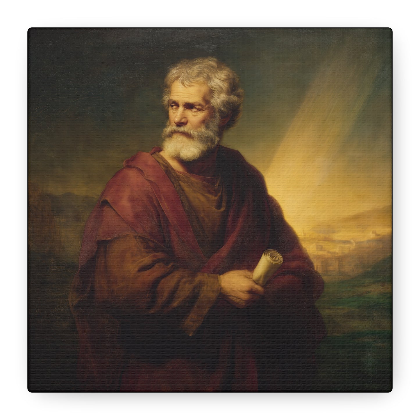Saint Philip the Apostle -  Museum Wrapped Canvas - Sanctified Souls Print - Religious Art for your Home