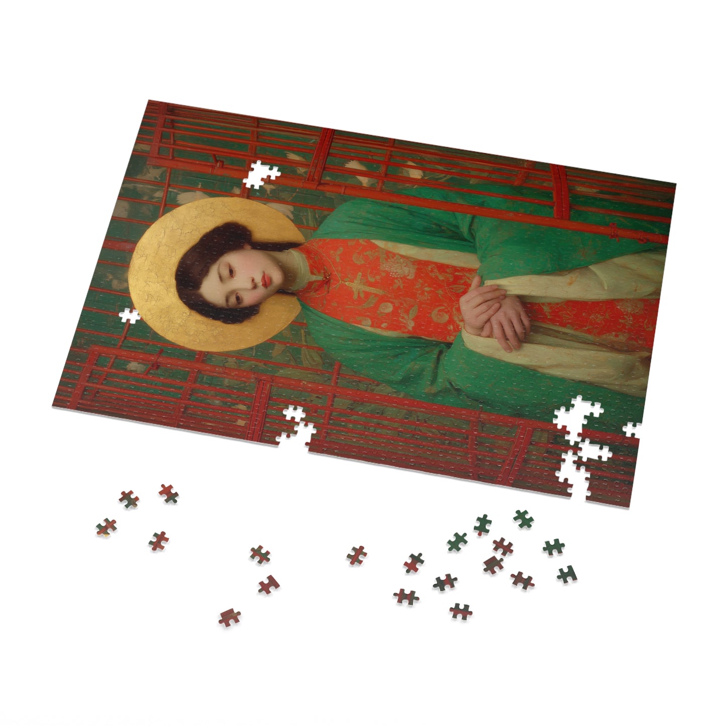 Saint Agnes Tsao Kou Ying - Puzzle and Keepsake Tin - Religious Jigsaw Puzzle (30, 110, 252, 500,1000) - Gift for Catholic Families