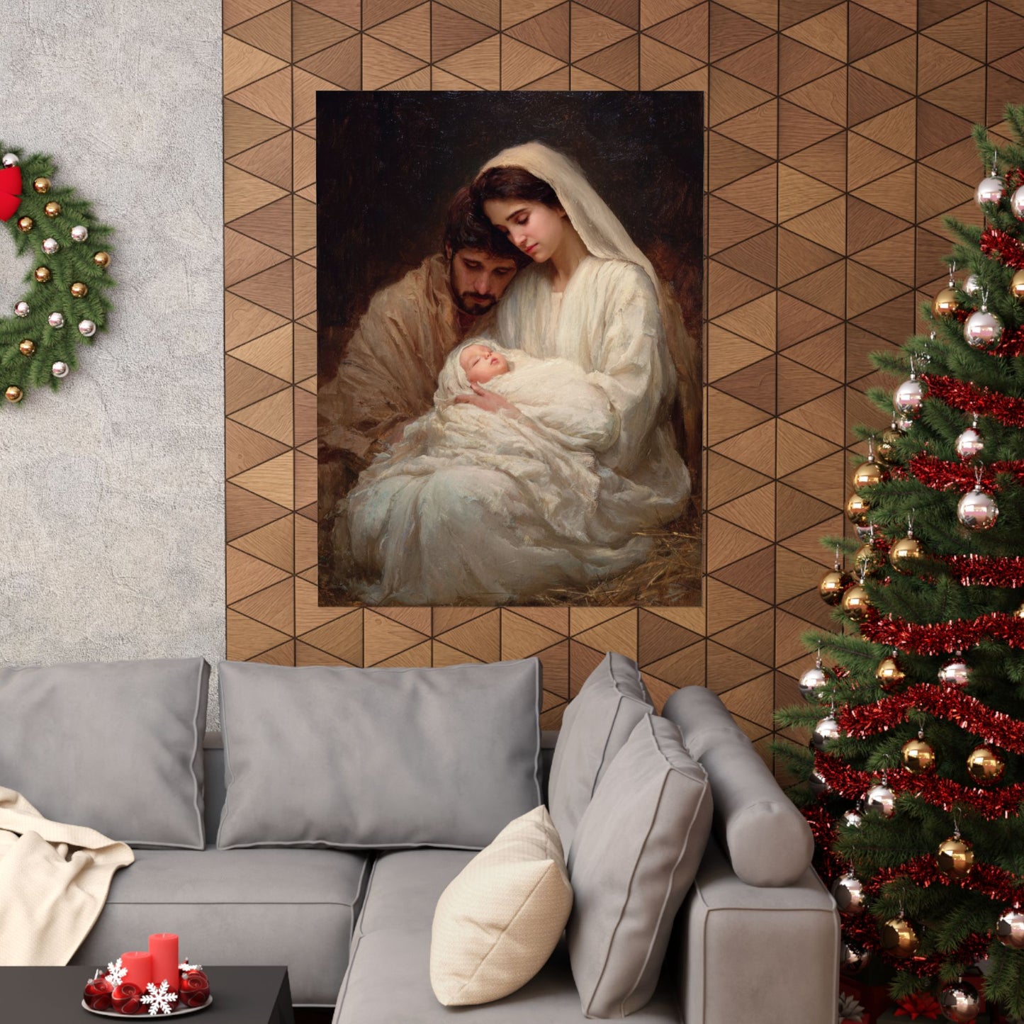 The Quiet Kingdom of the Holy Family - Sanctified Souls Print - Multiple Sizes - Premium Matte Vertical Posters