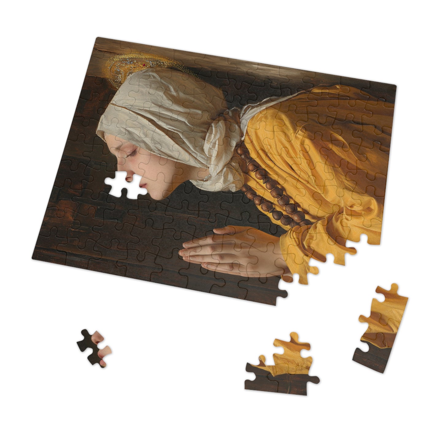 Blessed Yvette of Huy - Puzzle and Keepsake Tin - Jigsaw Puzzle (30, 110, 252, 500,1000-Piece) - Religious Puzzle