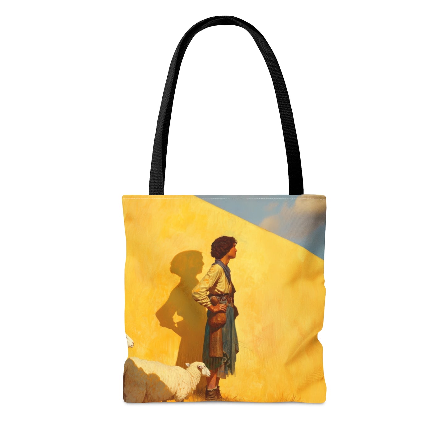David, son of Jesse - Tote Bag - Large Medium Small Faith Art Bag - Bible Study Faith Purse - Double Sided