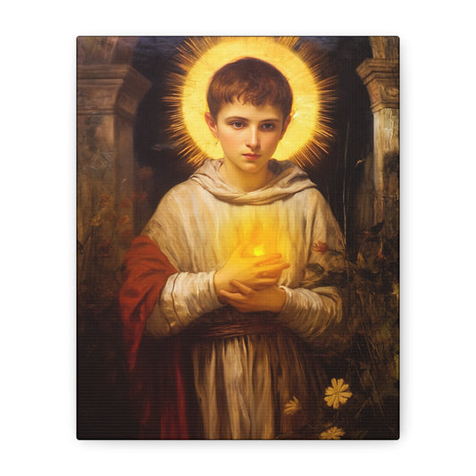 Saint Tarsicius - Museum Wrapped Canvas - Sanctified Souls Print - Religious Art for your Home
