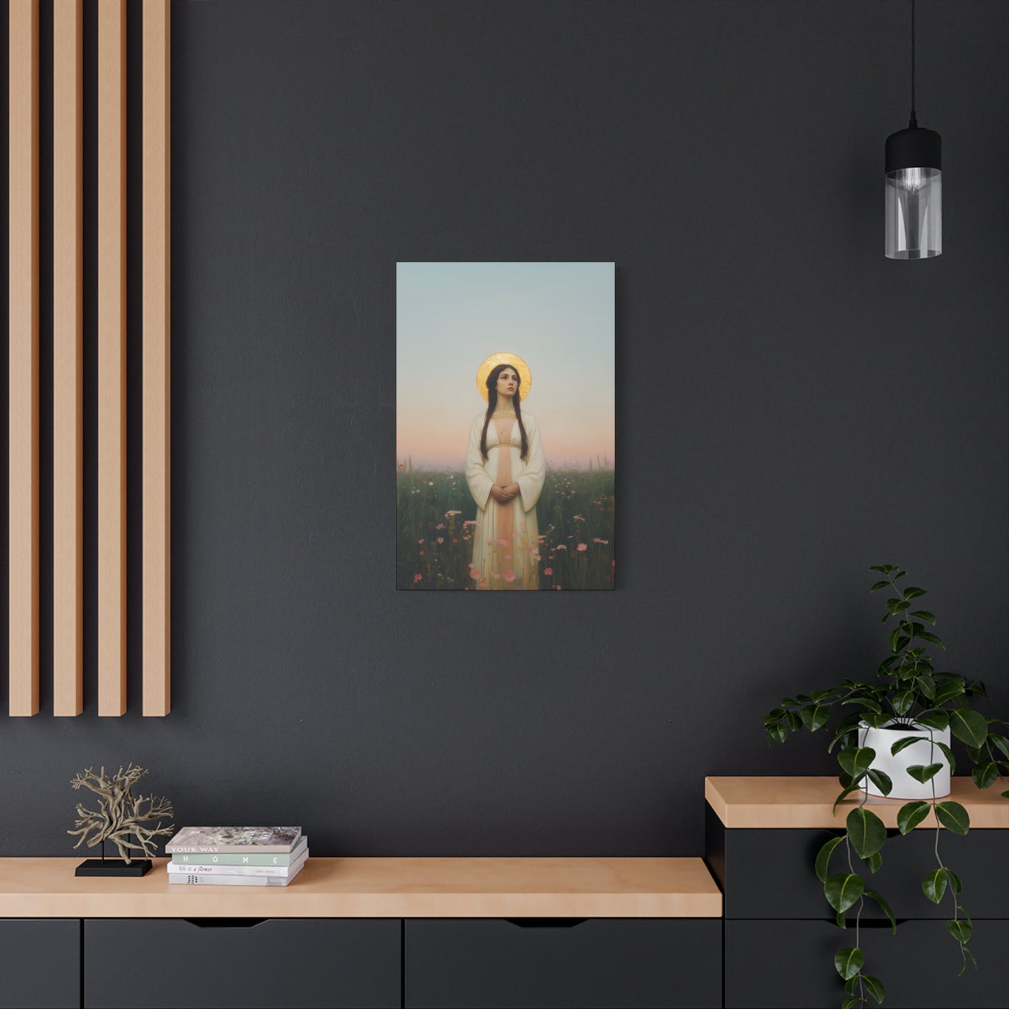 Saint Sabina-  Museum Wrapped Canvas - Sanctified Souls Print - Religious Art for your Home - Catholic Patron Saint Art