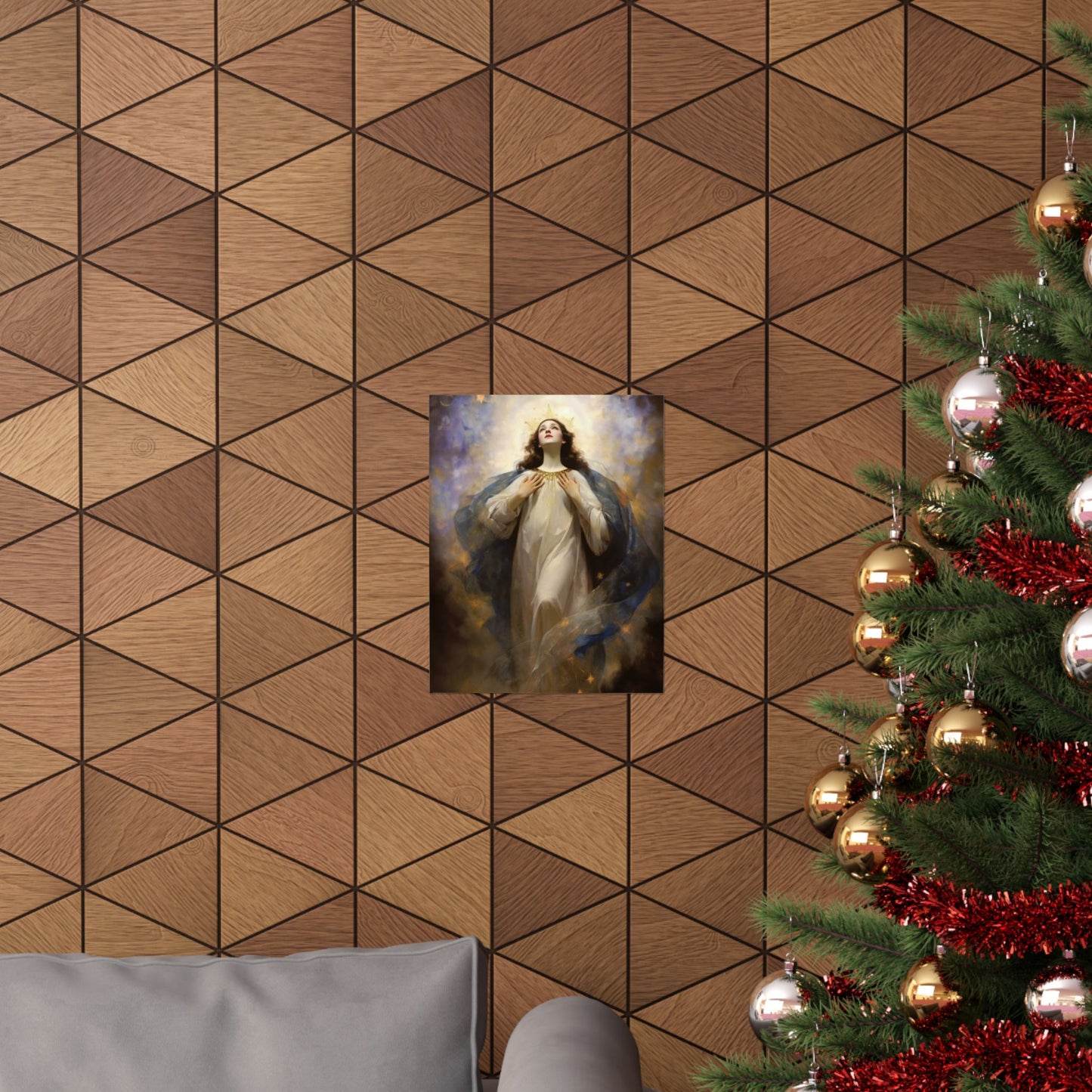 The Assumption of Mary Print - Sanctified Souls Print - Multiple Sizes - Premium Matte Vertical Posters