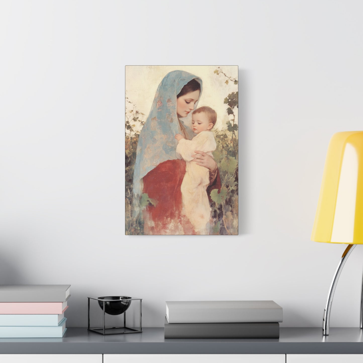 Our Lady of the Grapes / Out Lady of the Harvest - Gallery Wrapped Canvas - Print - Religious Art for your Home - Catholic Art