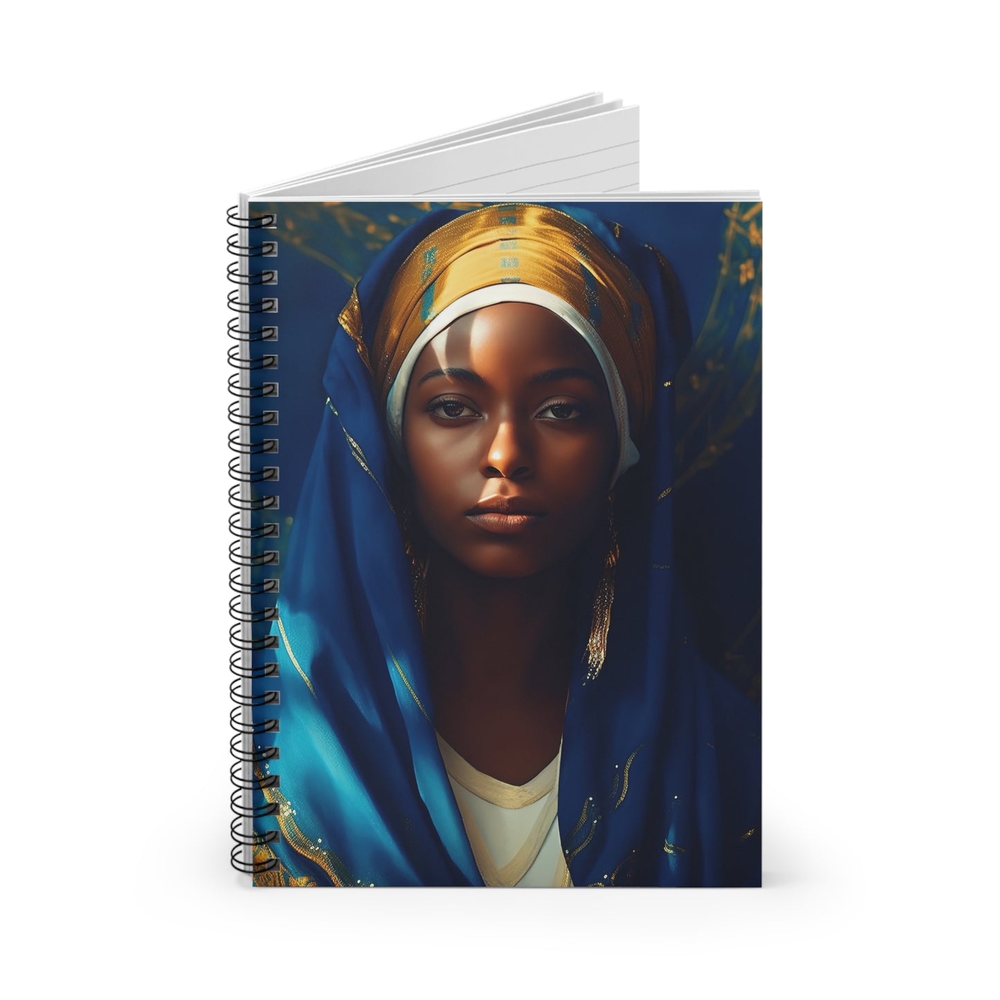 Mary the Blessed Virgin Journal - Sanctified Souls Art - Religious Based Notebook - Spiral Notebook - Ruled Line - Mother Mary