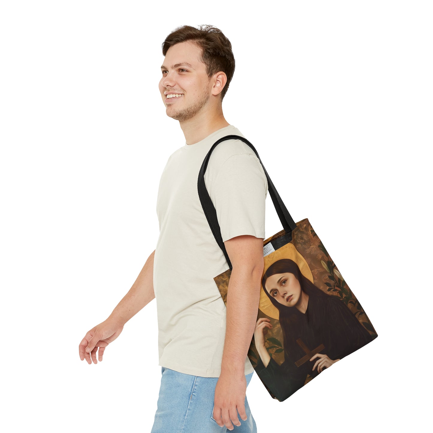 Saint Clelia Barbieri Tote Bag - Large Medium Small Faith Art Bag - Catholic Faith Purse - Religious Carry All