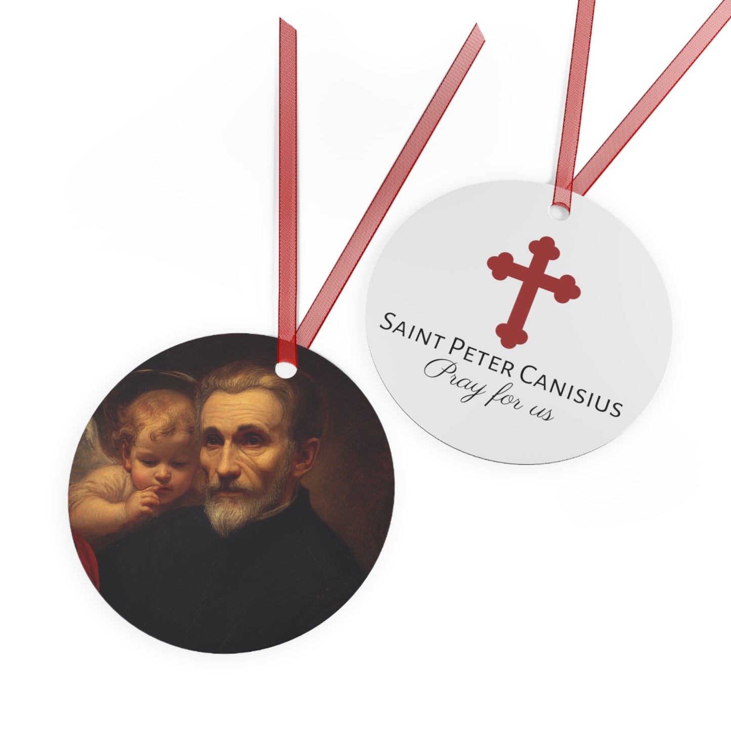 Saint Peter Canisius - Metal Ornament - Religious Holiday Christmas Ornament and Keepsake