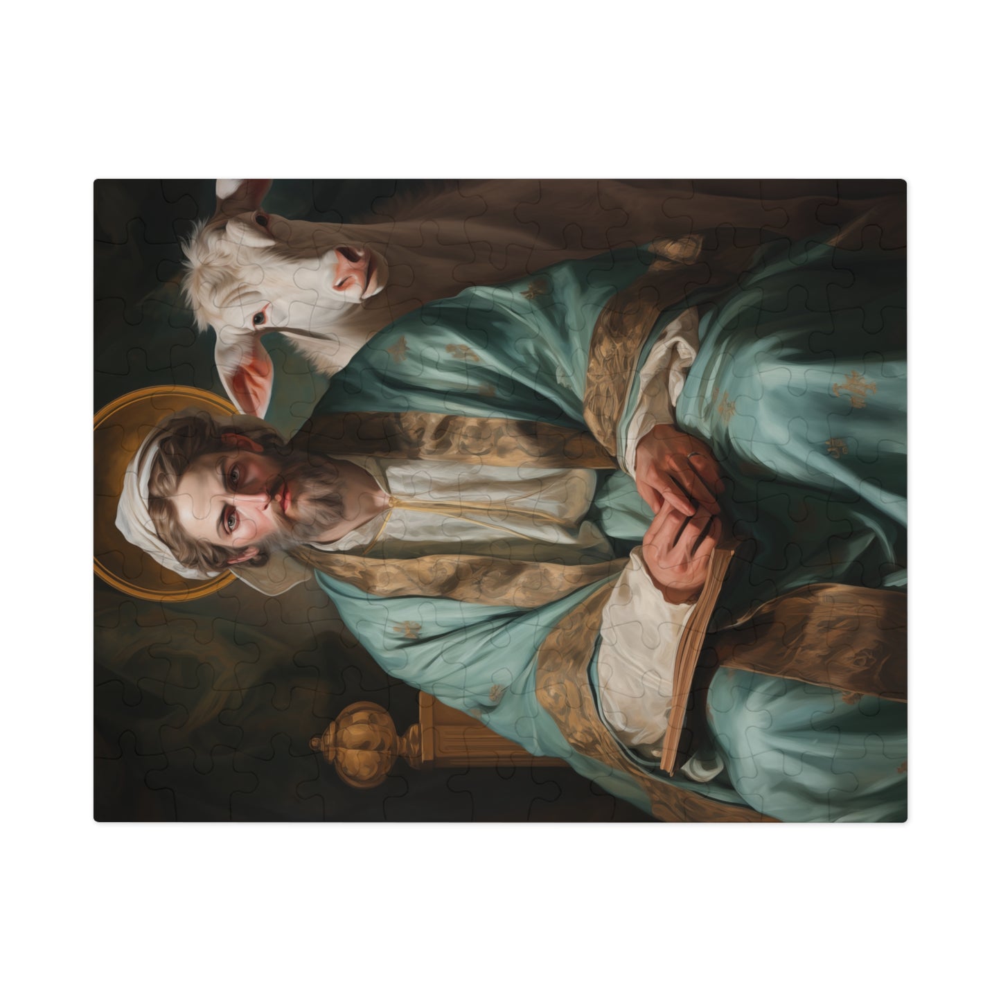 Saint Luke the Evangelist - Puzzle and Keepsake Tin - Jigsaw Puzzle (30, 110, 252, 500,1000-Piece) - Religious Puzzle