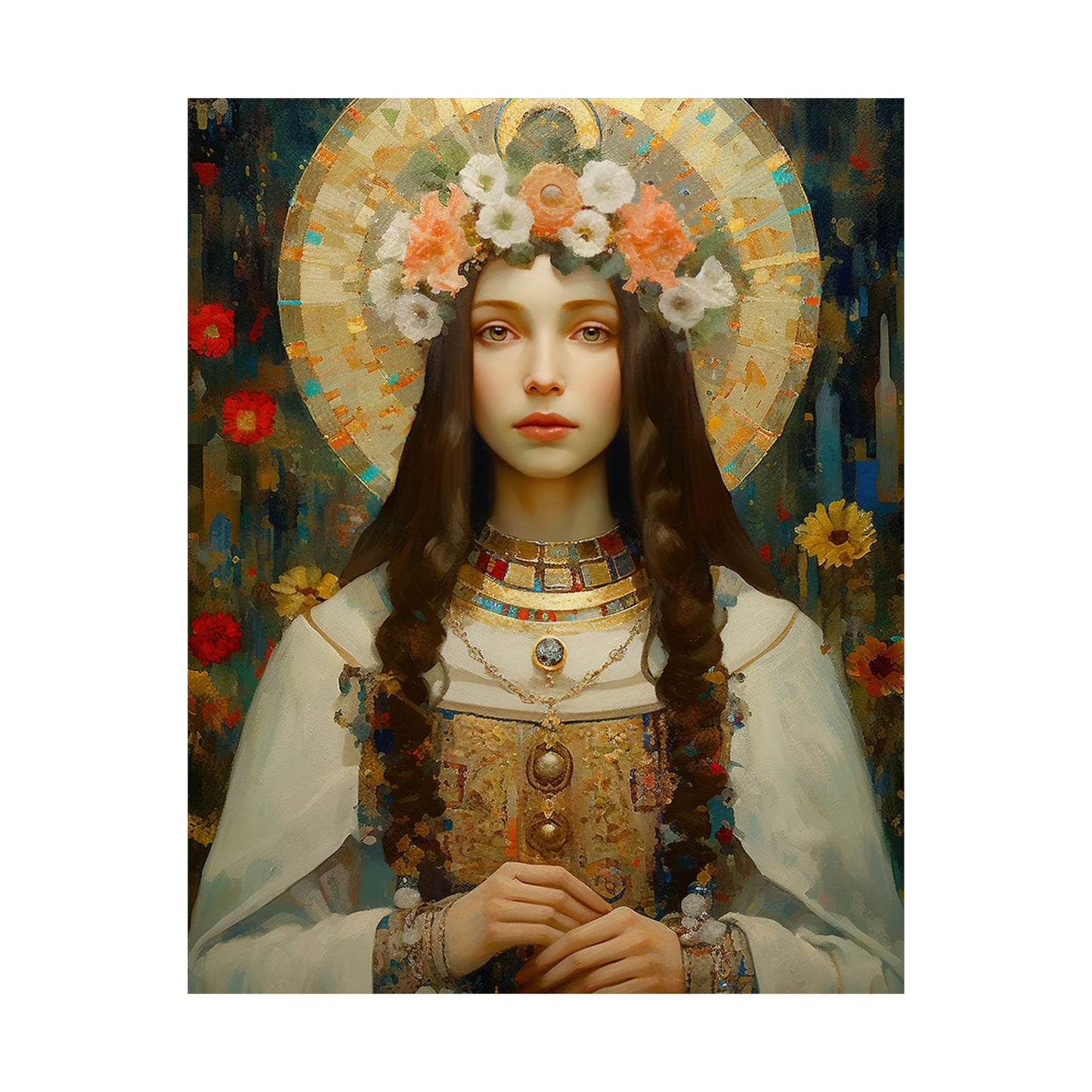 Saint Dorothy - Sanctified Souls Print - Multiple Sizes - Premium Matte Vertical Posters