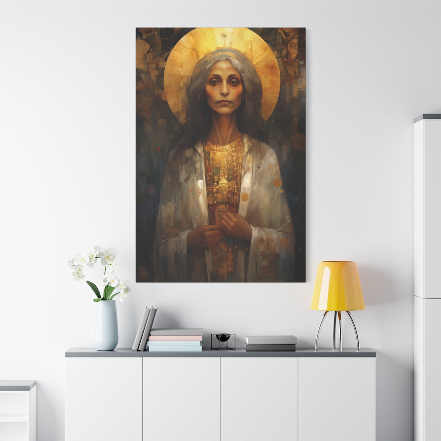 Saint Mary of Egypt - Museum Wrapped Canvas - Sanctified Souls Print - Religious Art for your Home
