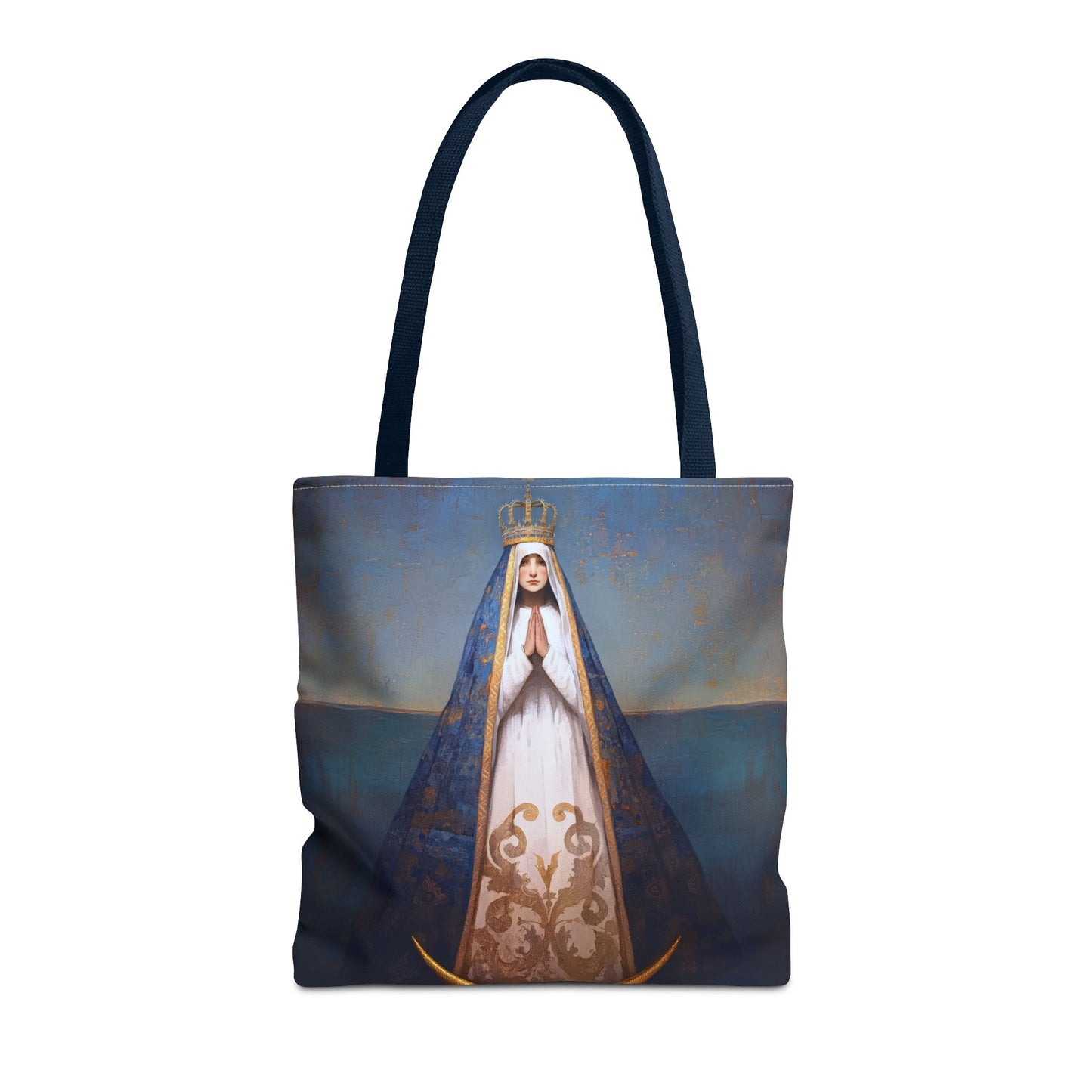Virgen del Valle - Mother Mary  - Virgin of the Valley - Marian Art - Tote Bag - Large Medium Small Faith Art Bag - Tote Purse