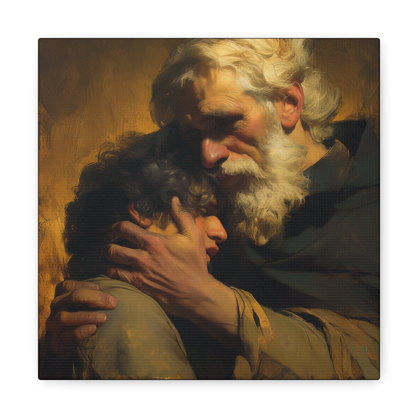 The Return of the Prodigal Son - Gallery Wrapped Canvas - Print - Religious Art for your Home - Catholic Art Print