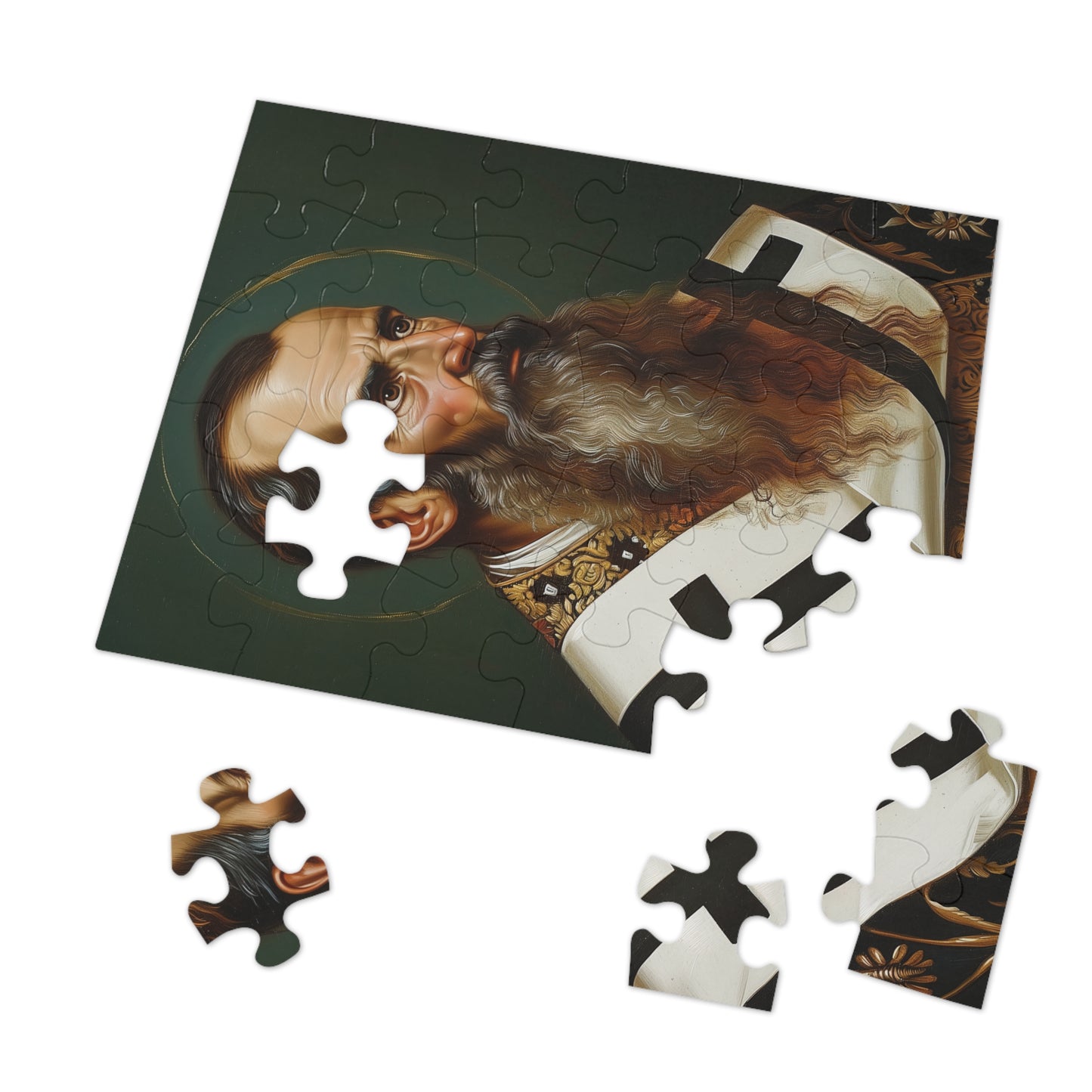 Saint Basil the Great - Puzzle and Keepsake Tin - Religious Jigsaw Puzzle (30, 110, 252, 500,1000-Piece) - Religious Puzzle