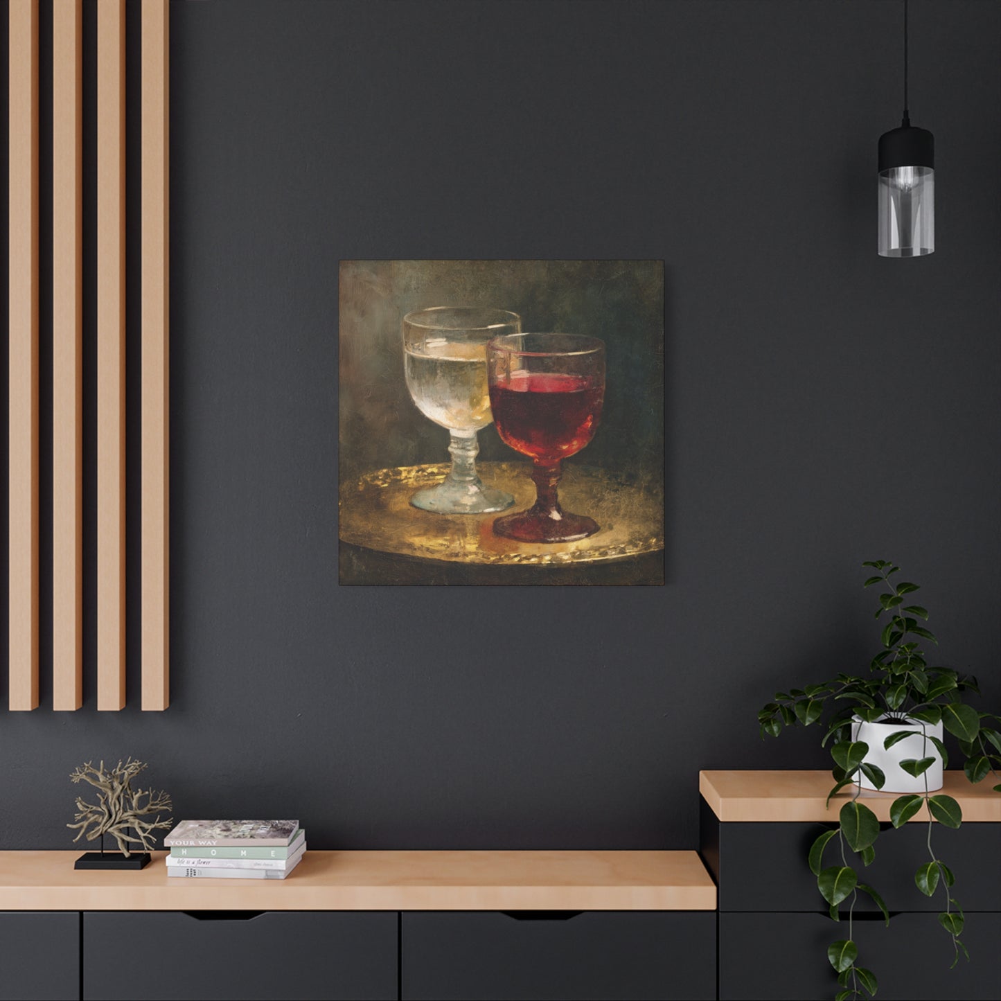 Cana and the Miracle of Abundance - Water into Wine - Gallery Wrapped Canvas - Print - Religious Art for your Home - Catholic Art Print